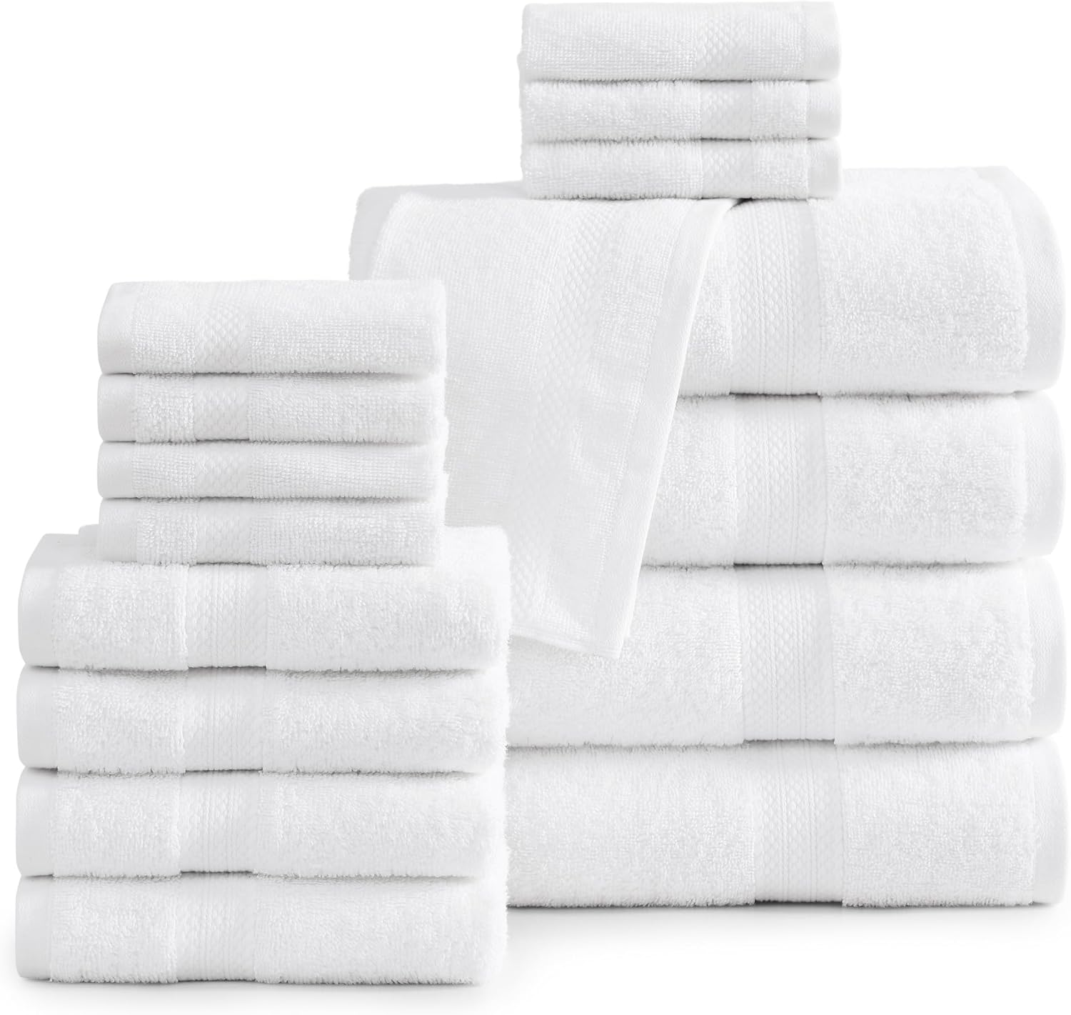 Detalle de LANE LINEN 16-Piece Bath Towel Set