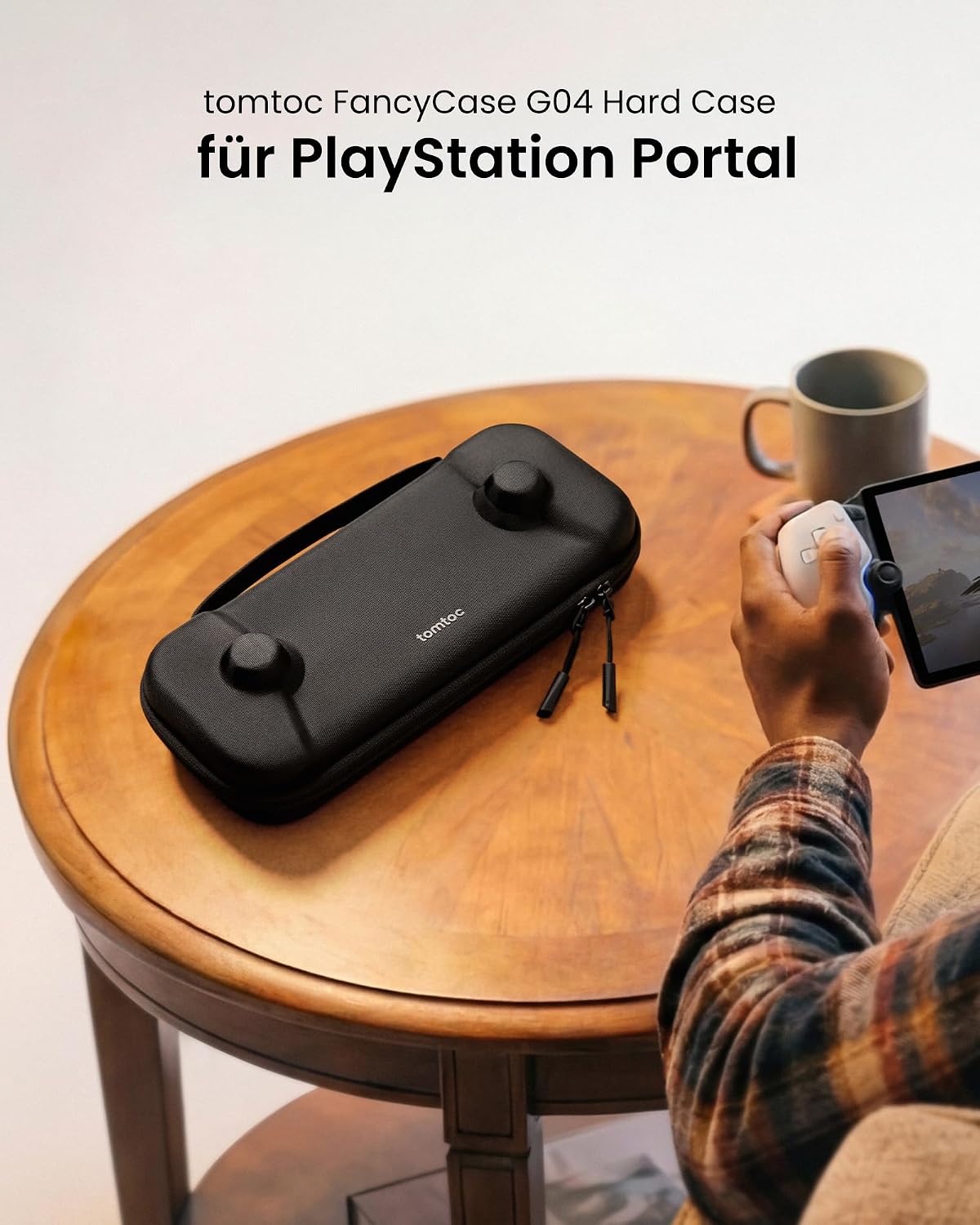 Thumbnail 1 de Tomtoc PS Portal Remote Player Tasche – Filztasche mit Hartschale für sicheren Transport