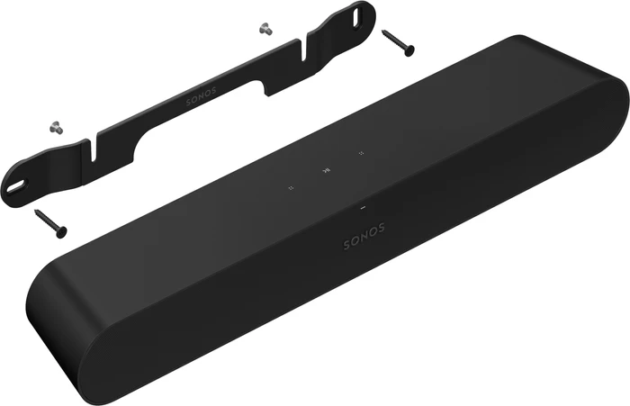 Detalle de Sonos Ray Wandhalterung Schwarz – sichere Wandmontage für Ihre Soundbar