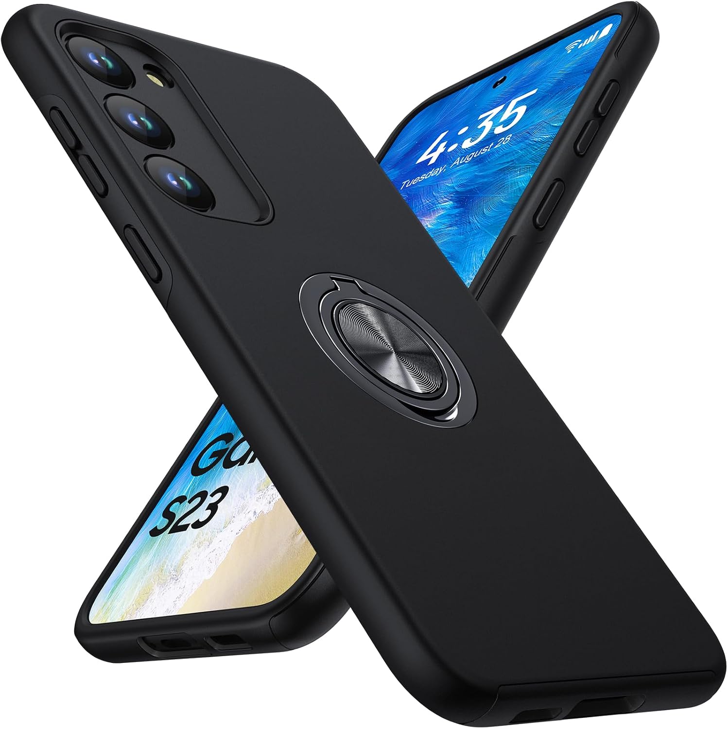 Detalle de KOVASIA Galaxy S23 Hülle mit 360° Ständer