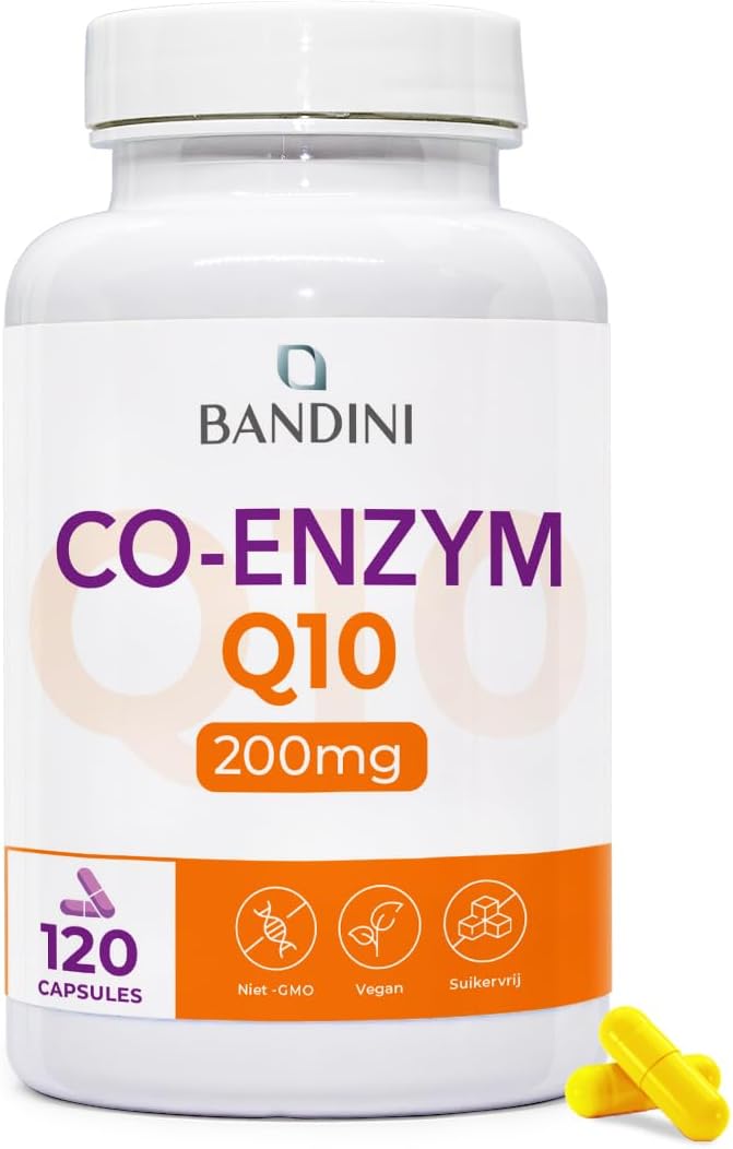 Detalle de BANDINI Co-enzym Q10 200 mg, 120 veganistische capsules