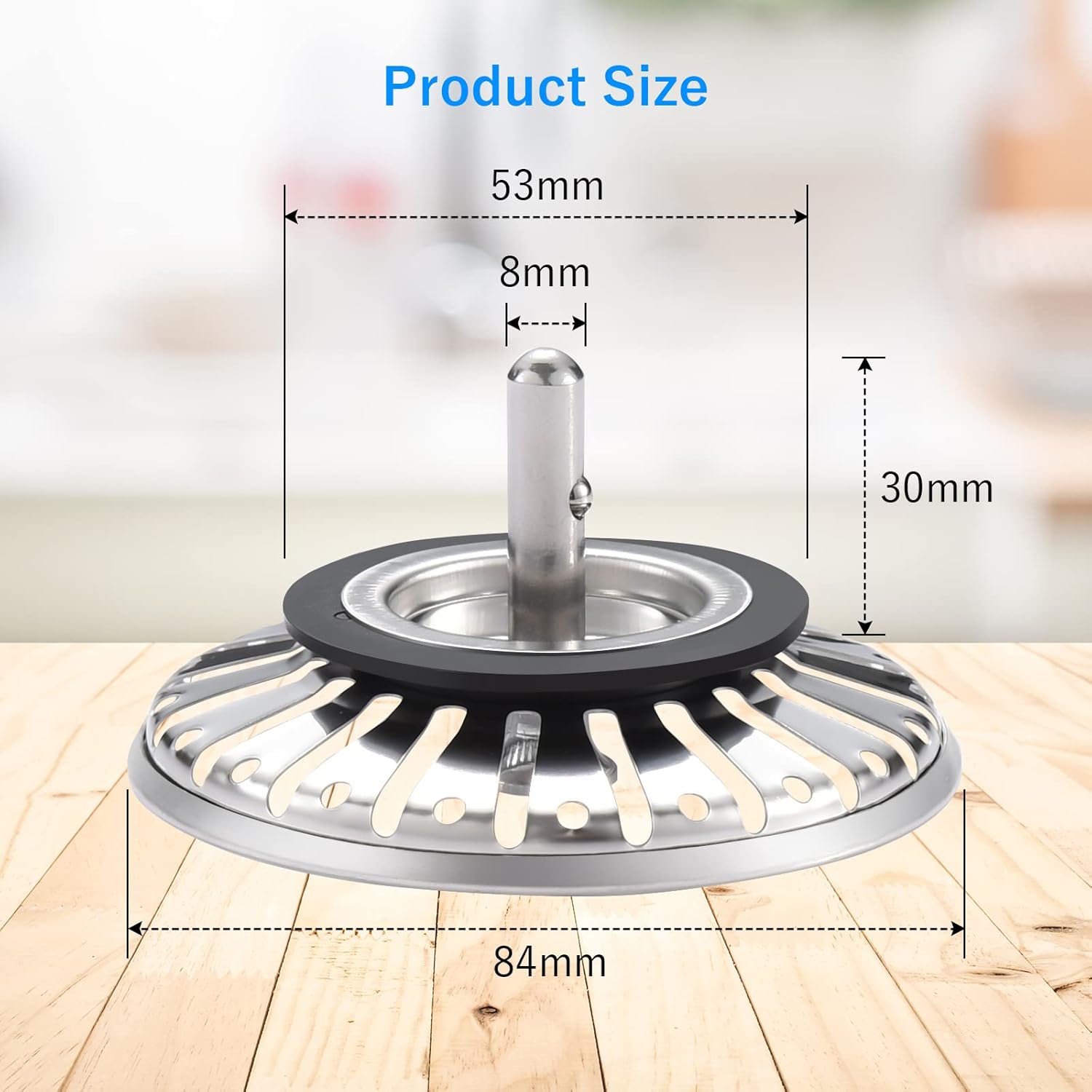 Thumbnail 1 de Kitchen sink strainer plug 84mm