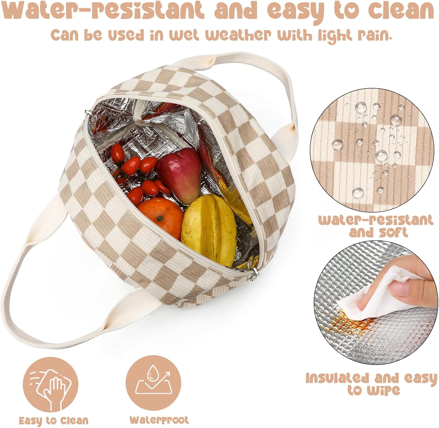 Thumbnail 1 de Bluboon Corduroy Lunch Tote