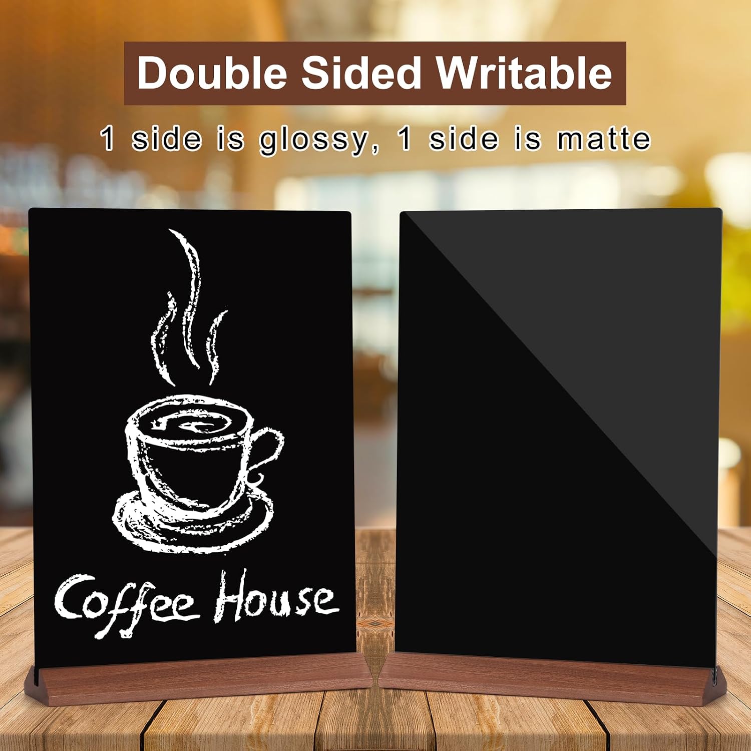 Thumbnail 5 de GUOKOFF A5 Chalkboard Signs for Events