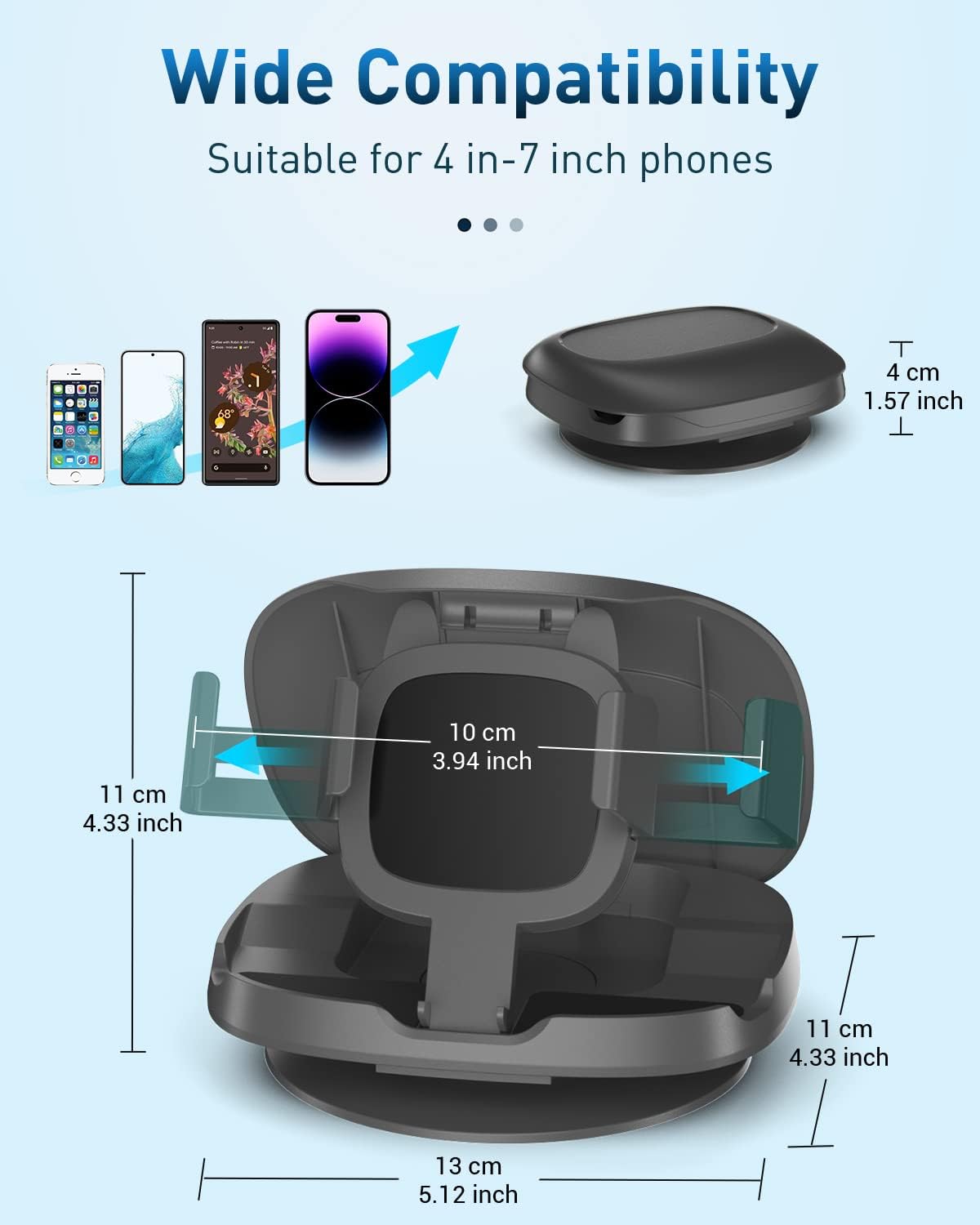 Thumbnail 3 de JOYEKY Car Phone Holder 360° rotatable for smartphones