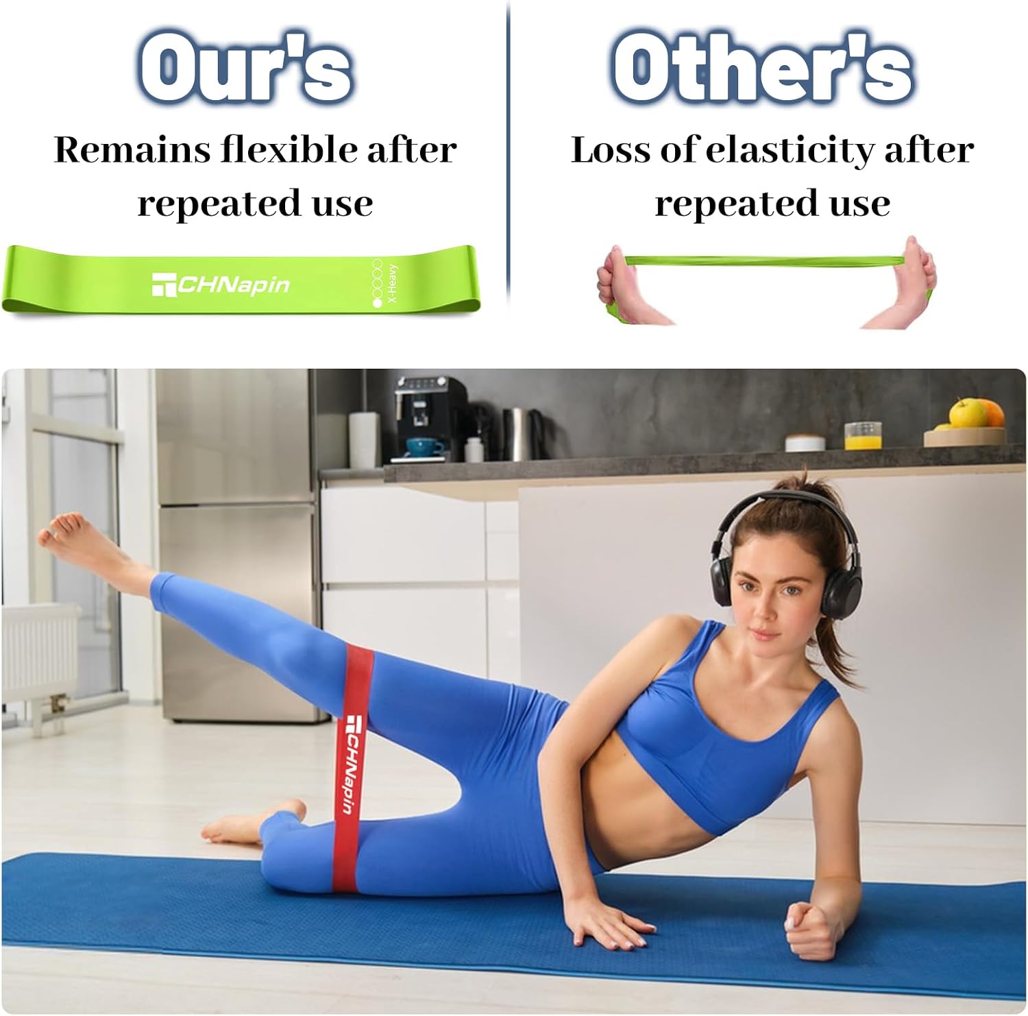 Thumbnail 5 de Resistance Bands 5‑Piece Set