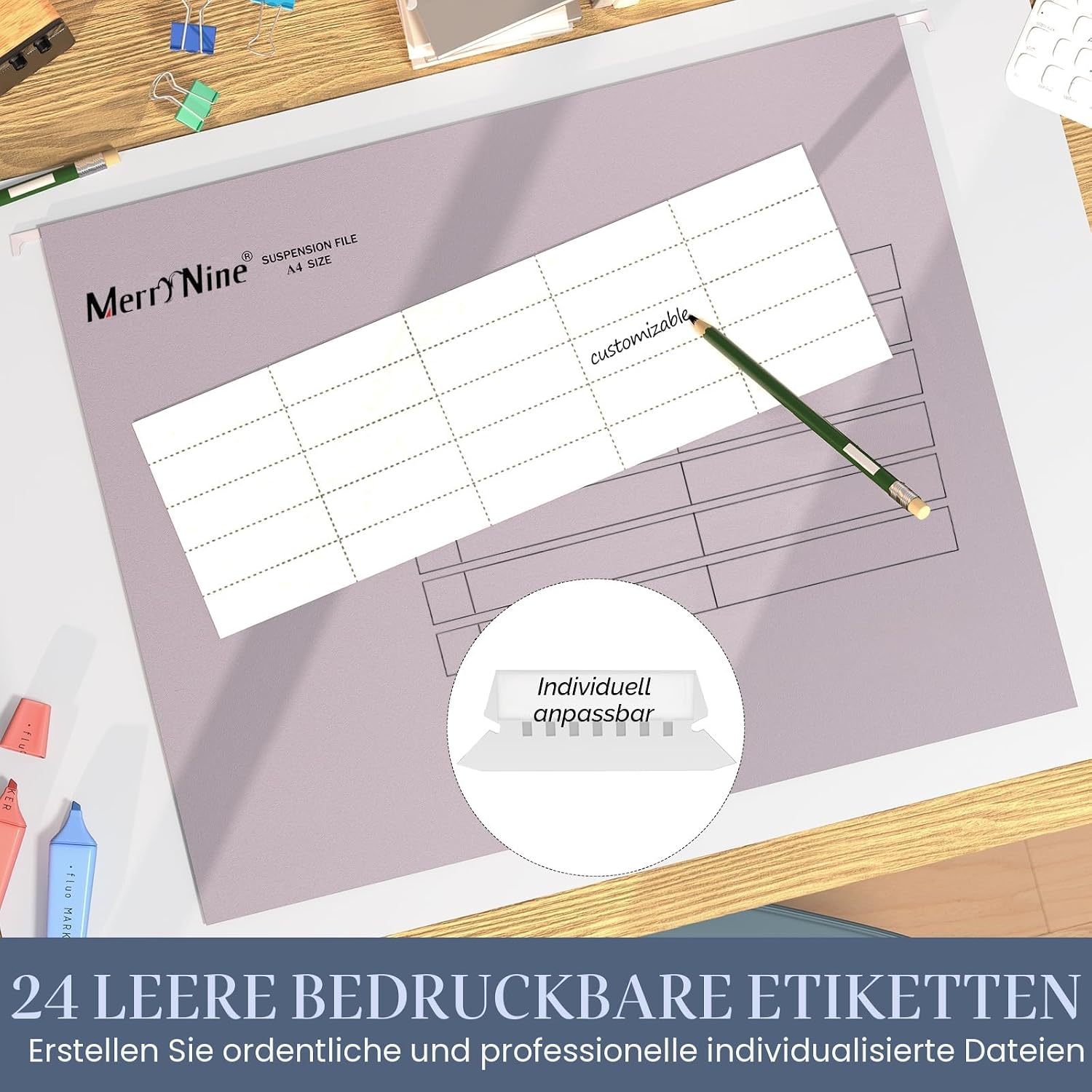Thumbnail 4 de MerryNine A4-Hängemappen 24 Stück