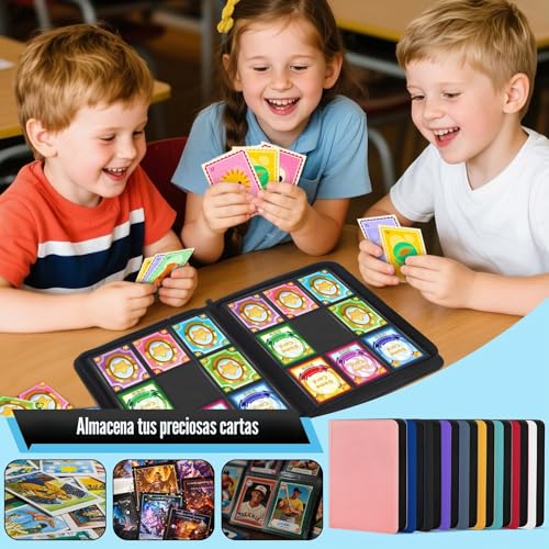 Thumbnail 6 de WITHYU Álbum de Colección de Cartas 9 Bolsillos - Capacidad 540 Cartas, Protectora Impermeable con Cremallera (Negro)