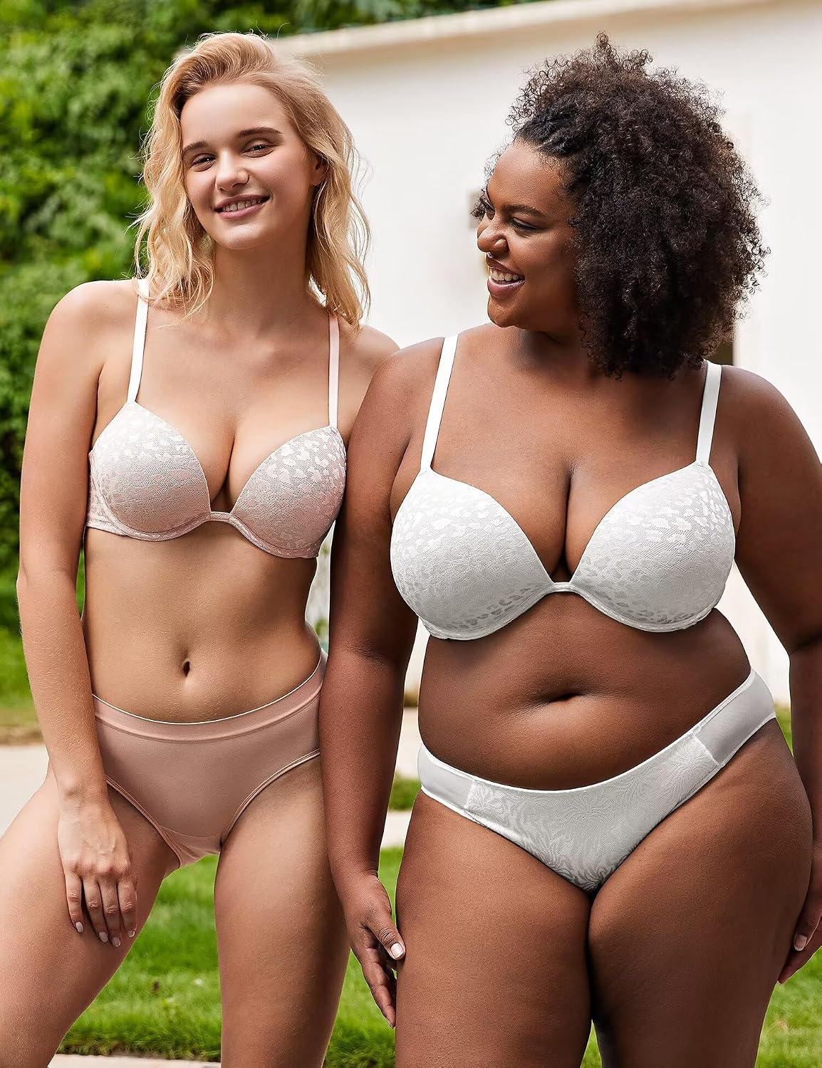 Detalle de Wingslove Damen Super Push Up BH mit Bügel – Gepolstert Maximizer für Kleine Brüste
