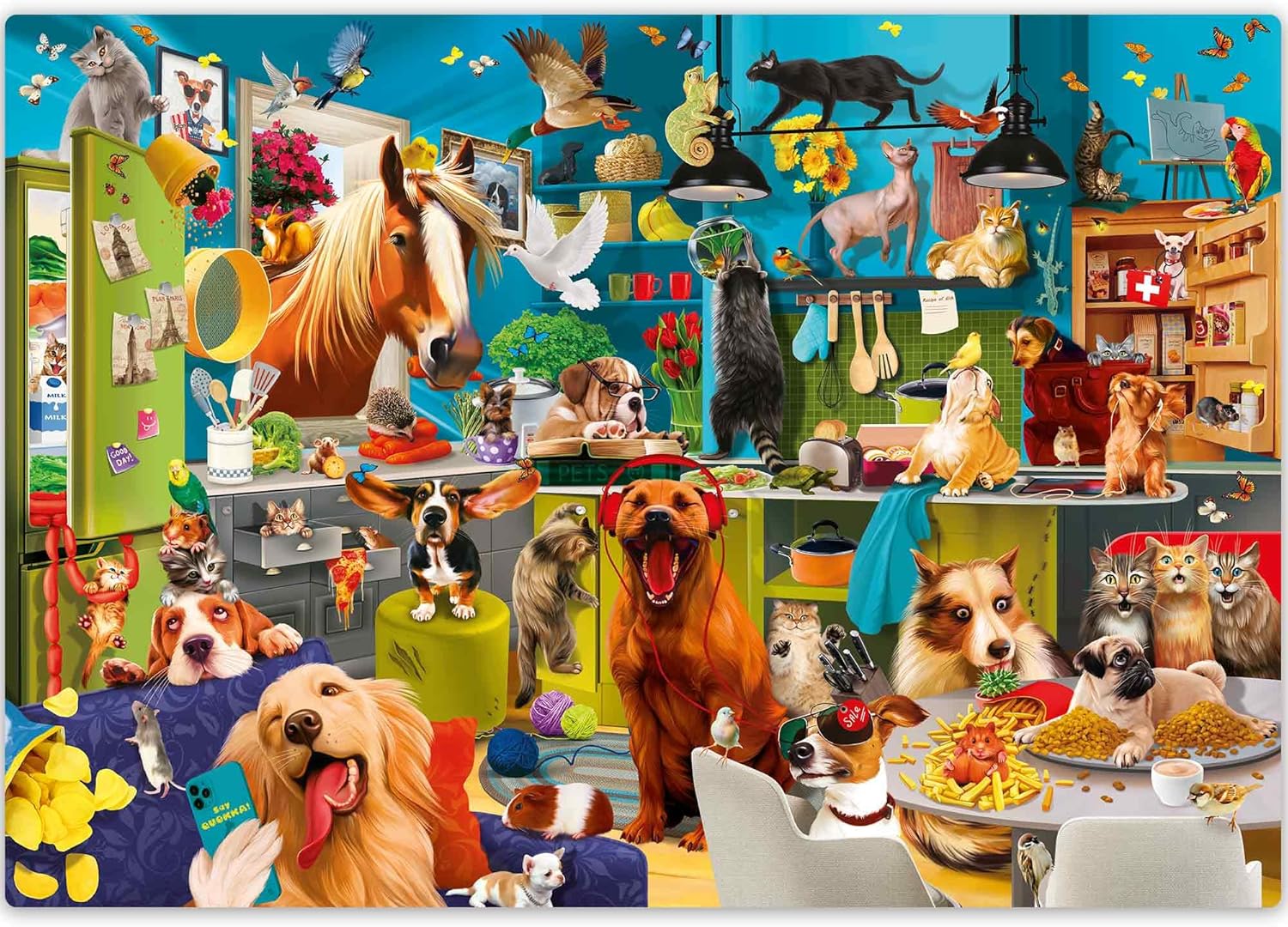 Thumbnail 6 de QUOKKA Puzzle Für Erwachsene – 500 Teile: Bauernhof-Collage, handgefertigt, FSC-zertifiziert