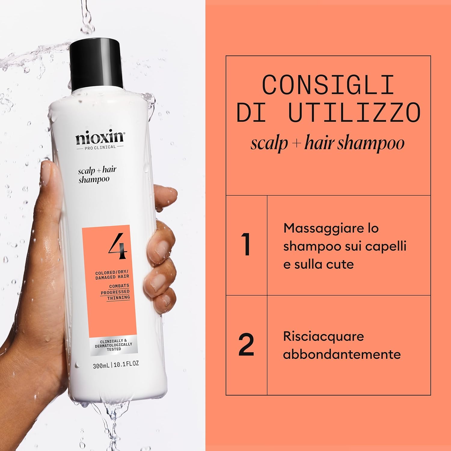 Thumbnail 4 de Nioxin Scalp + Hair Thickening Sistema 4 per capelli colorati e secchi con assottigliamento avanzato