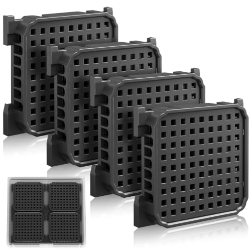 Lot de 4 filtres à charbon actif Fresh Air pour Liebherr – compatible 9096989, 988246000, 988246001, 9882429, 9882460