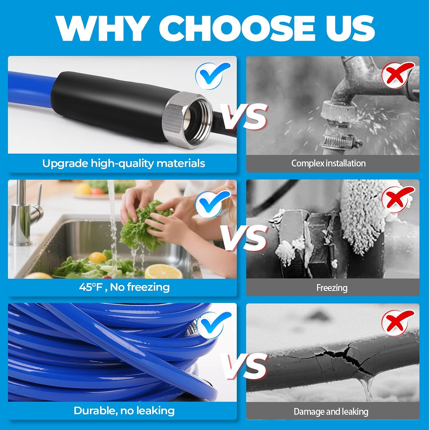 Thumbnail 1 de Bipeoo 30FT heated water hose