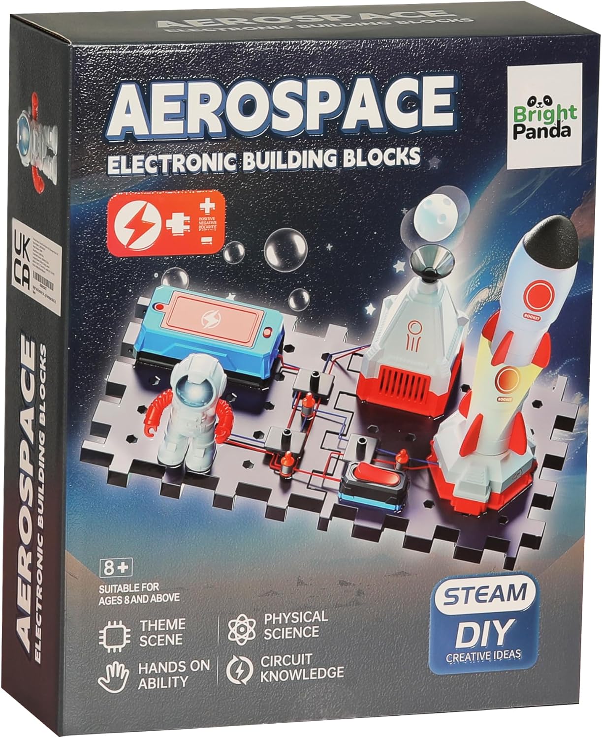 Thumbnail 5 de Bright Panda Electric Circuit Kits for Children (Starter Set – Aerospace) STEM build-your-own science kit