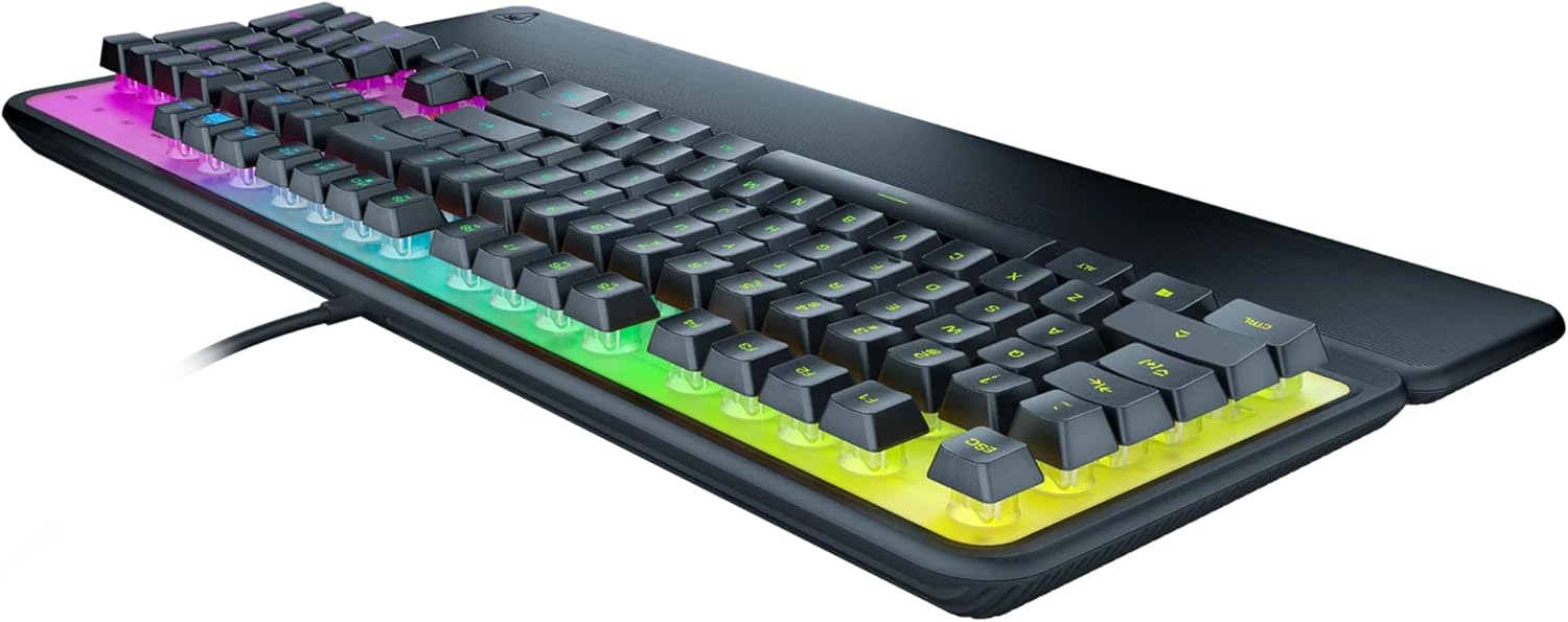 Detalle de Turtle Beach Magma: Membrane RGB Gaming Tastatur mit Advanced Anti-Ghosting und Easy-Shift