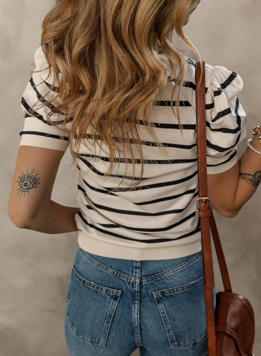 Thumbnail 6 de Dokotoo 2026 Striped Puff Sleeve Top