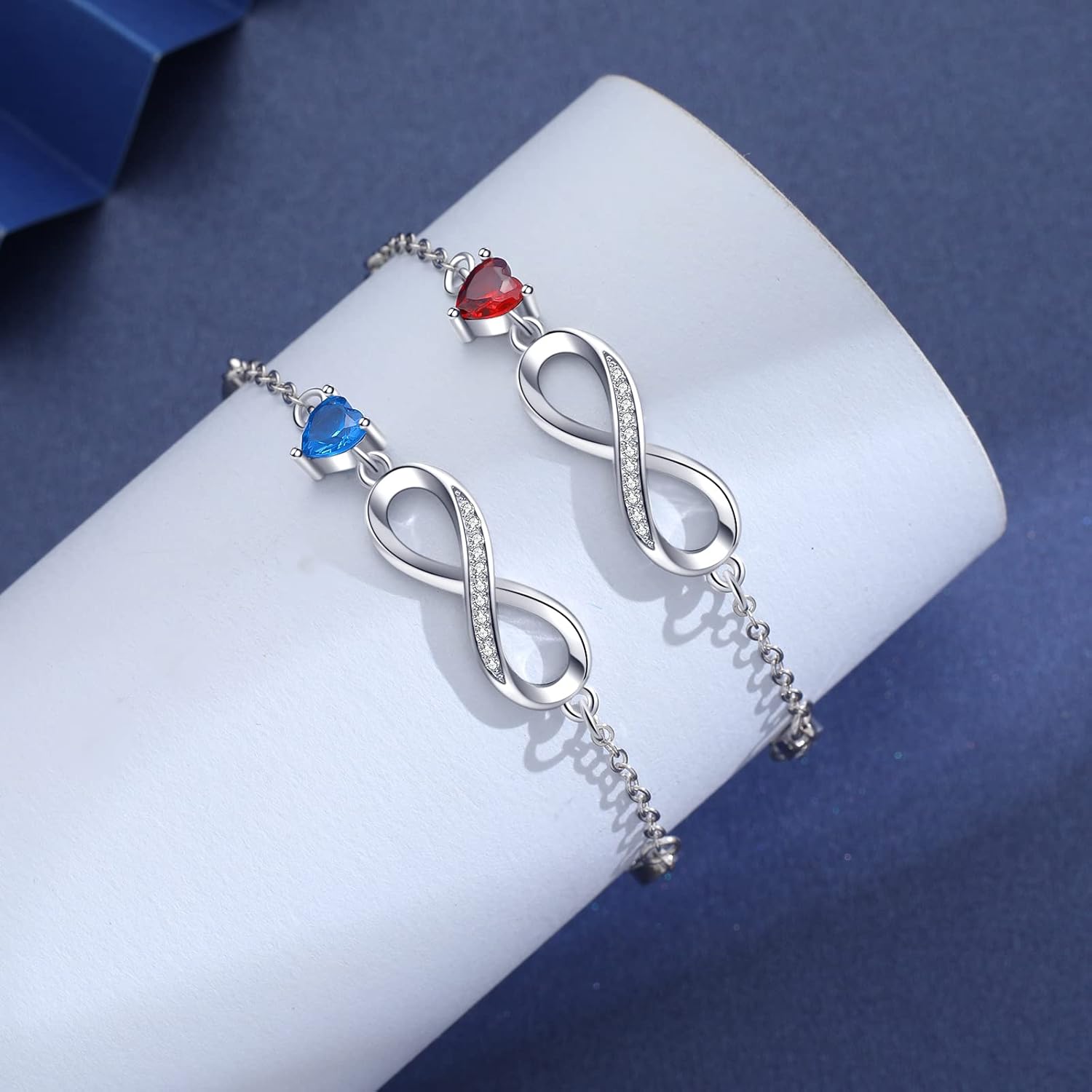 Thumbnail 6 de Tusuzik Bracciale Argento 925 Infinito 17+5 cm