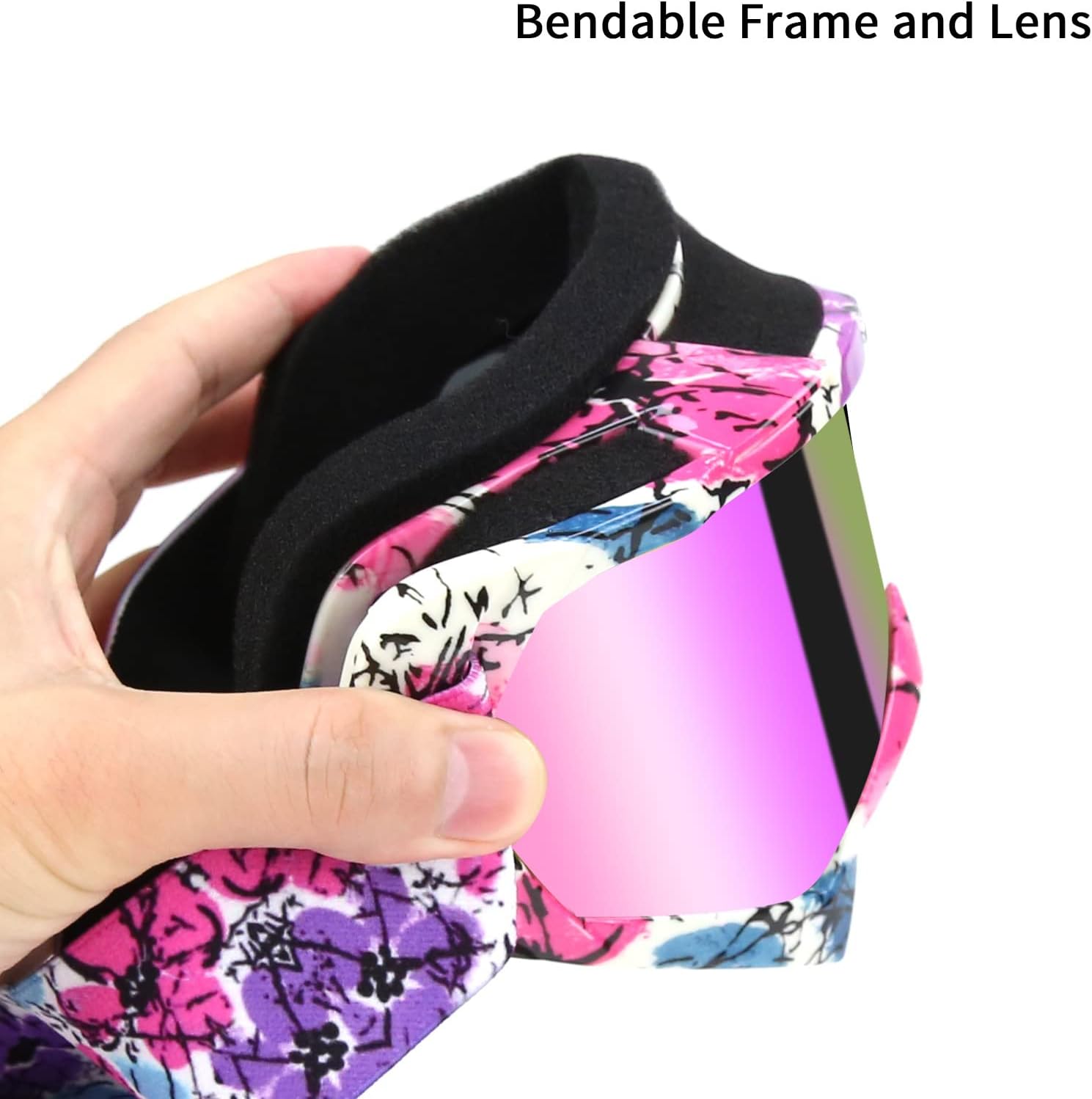 Thumbnail 6 de JAMIEWIN Motocross Goggles — Anti-Fog, UV400, Lightweight Offroad Goggles for Men, Women & Kids