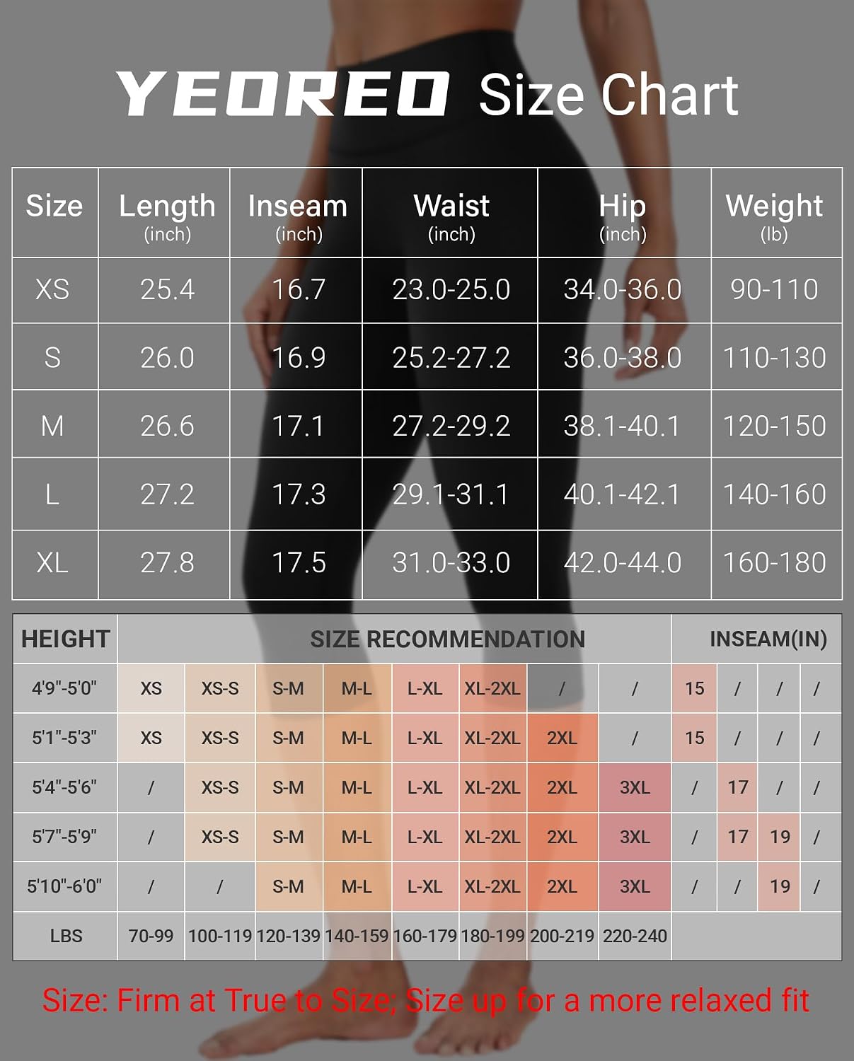 Thumbnail 5 de YEOREO Ease Women’s Capri Leggings, 17-Inch Inseam, No Front Seam