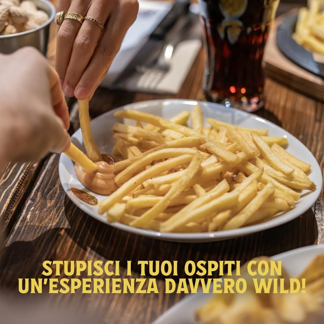Thumbnail 3 de Old Wild West Salsa: trio da 3 vasetti da 185 g ciascuno (555 g) – gusto cremoso, medium-dolce e leggermente affumicato