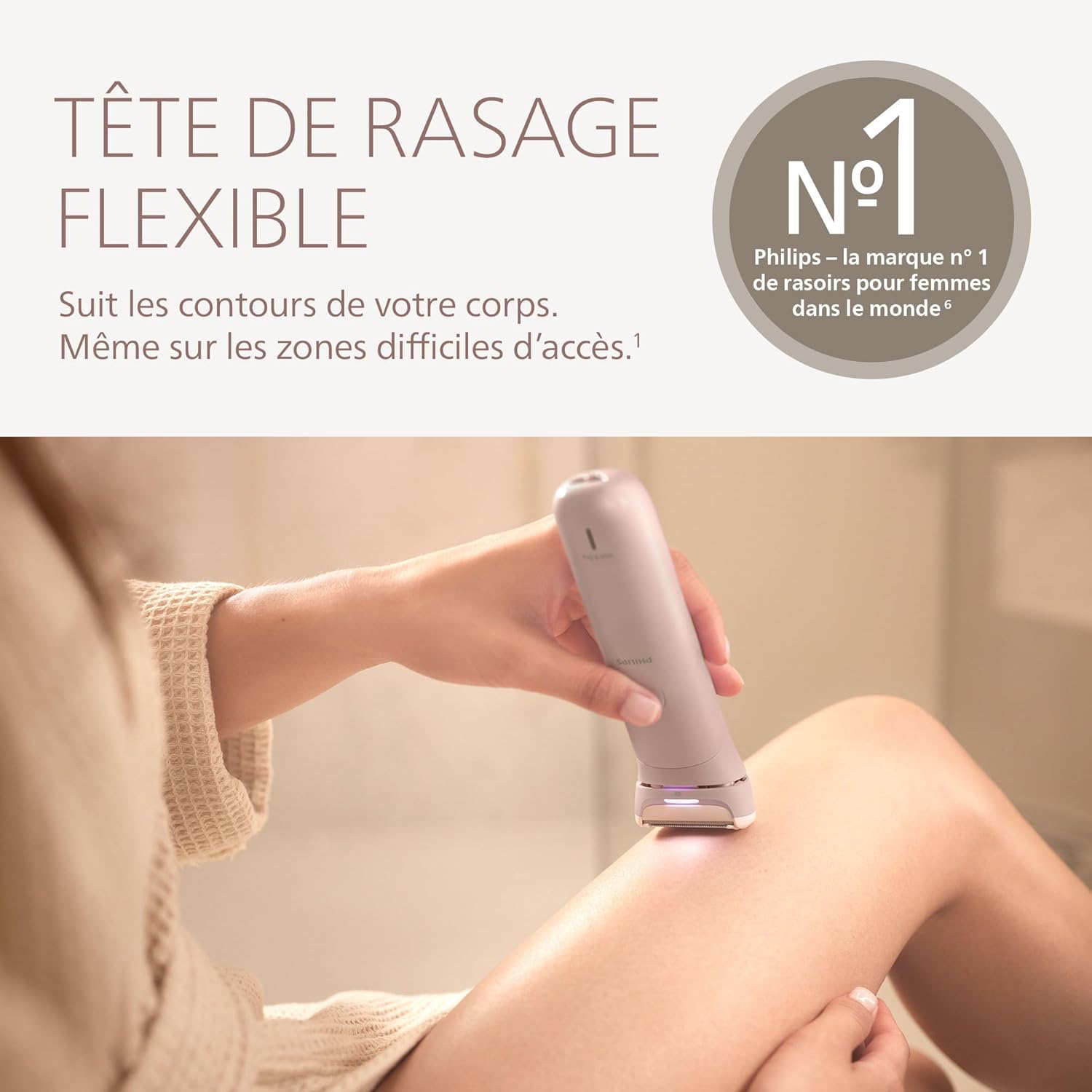 Detalle de Philips BRL129/00 Lady Shaver 100 min 🪒