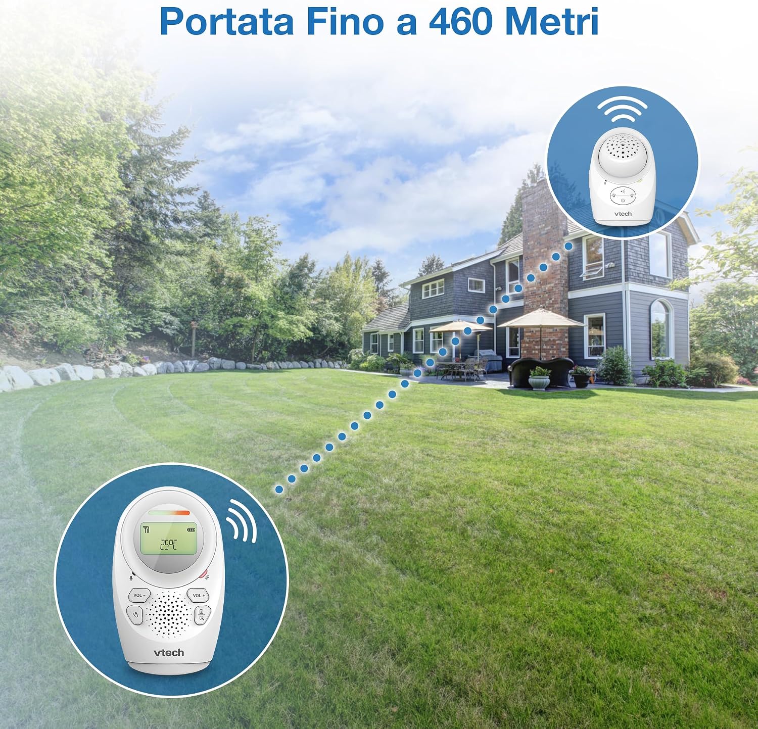 Thumbnail 3 de VTech DM1212 baby monitor con 460 m