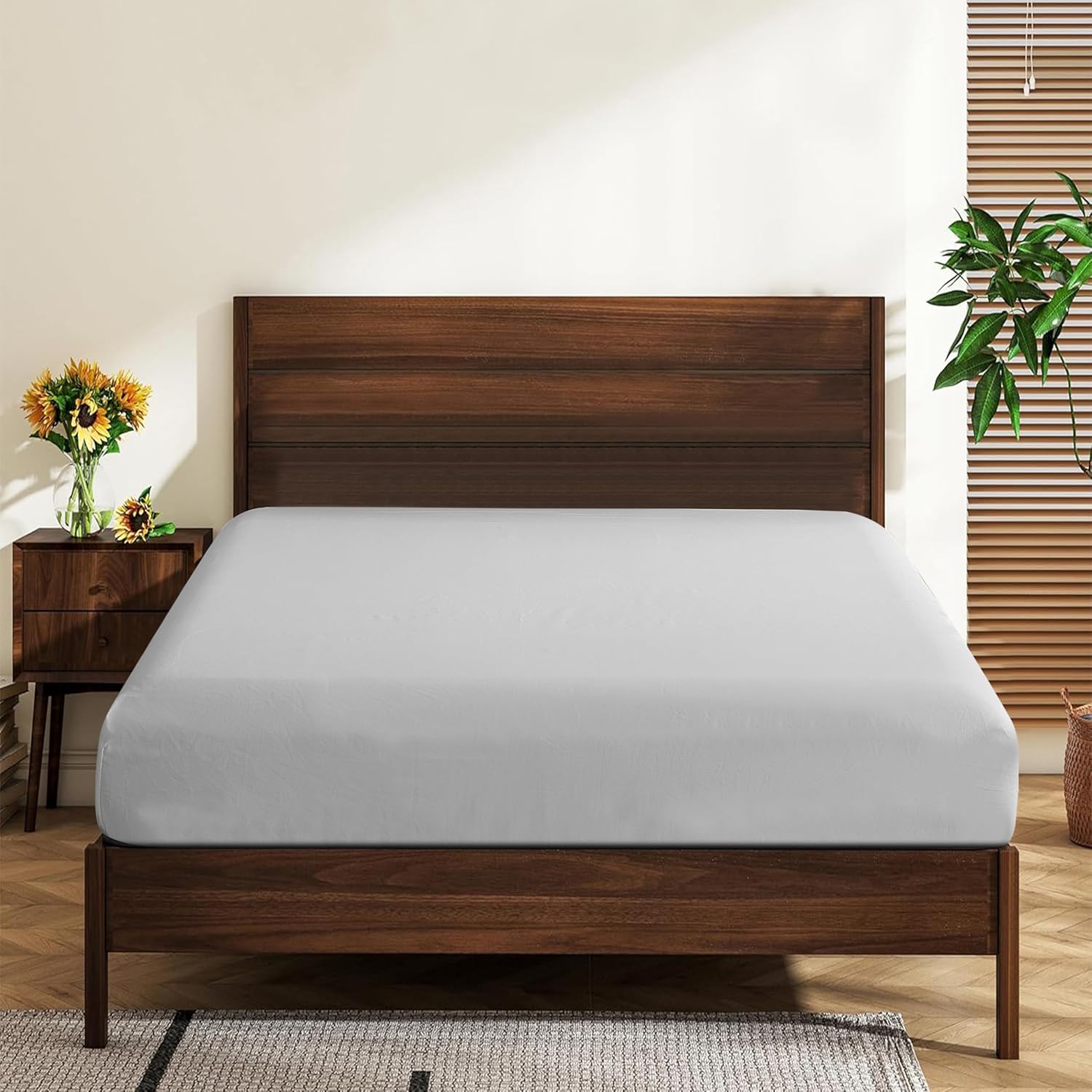 Thumbnail 6 de Full Size Fitted Sheet, Egyptian Cotton