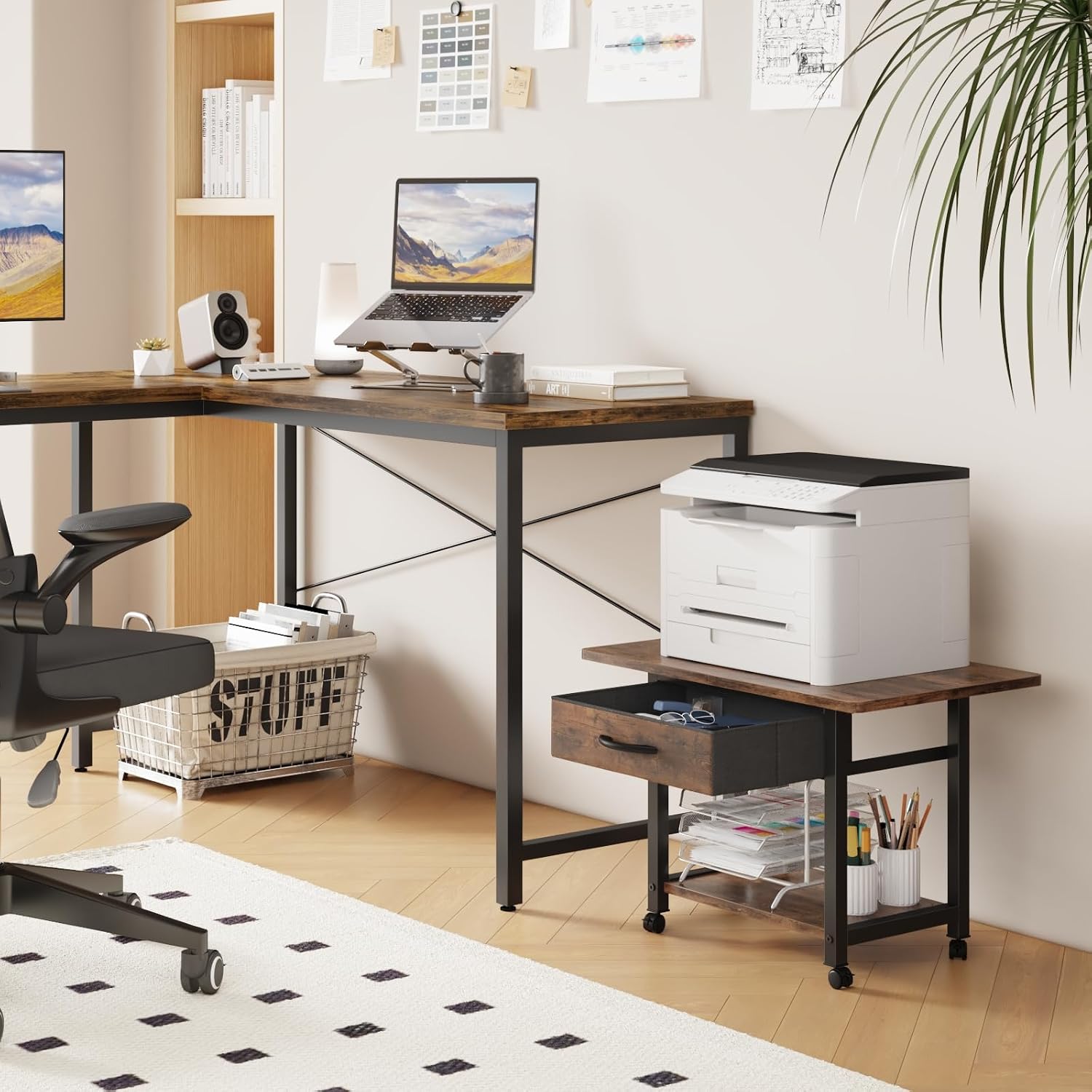 Detalle 2 de YAOHUOO Printer Stand, 22" x 15