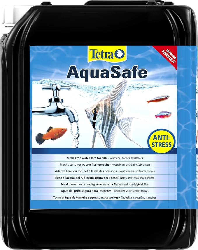 Detalle de Tetra AquaSafe 5L - Agua Segura para Acuarios 🐟