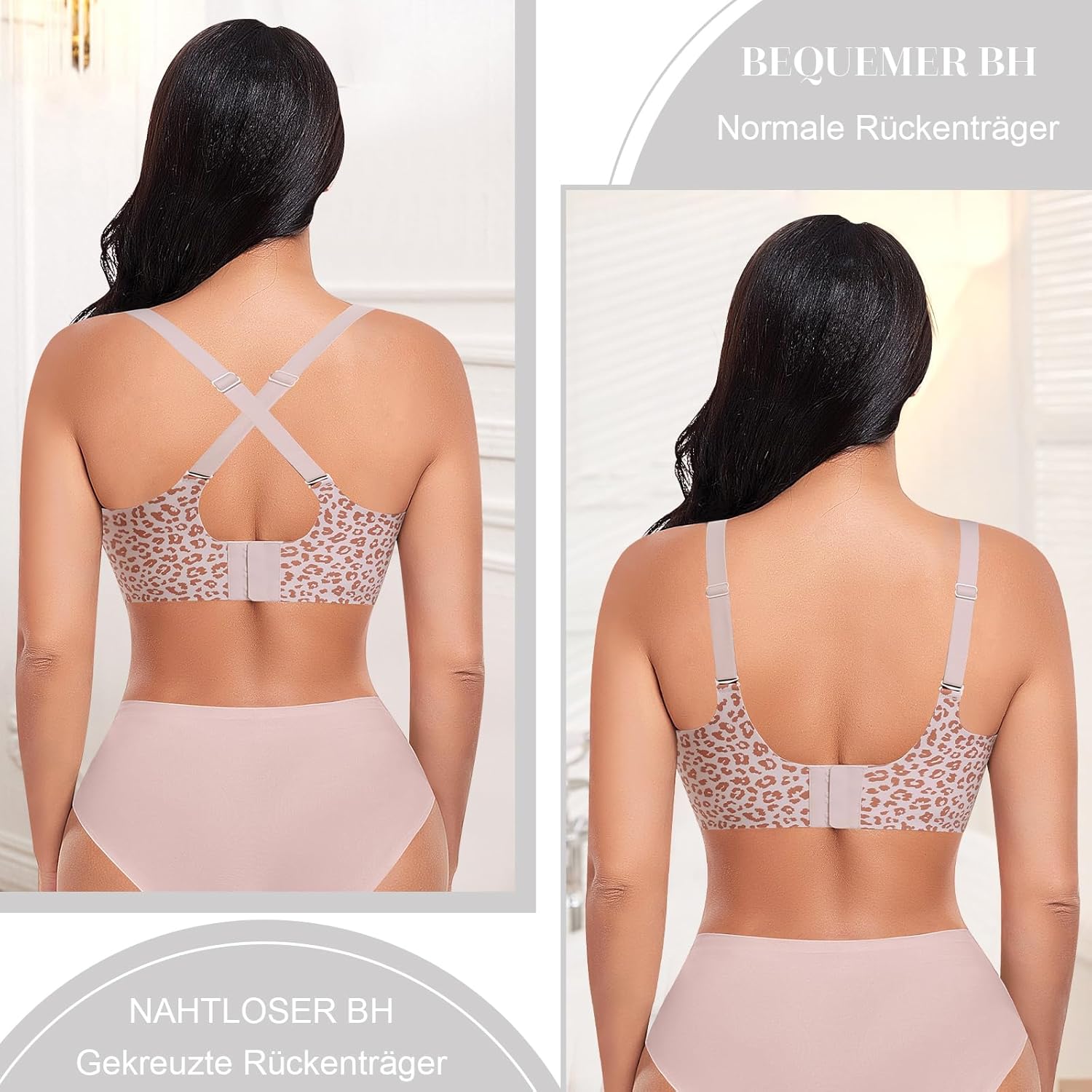 Thumbnail 1 de Ganado Damen BH Ohne Bügel – Nahtloser Bralette mit Tiefem V-Ausschnitt