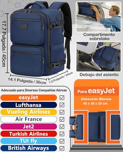 Thumbnail 1 de LYNXCHER Mochila de Viaje Cabina Antirrobo 30L✈