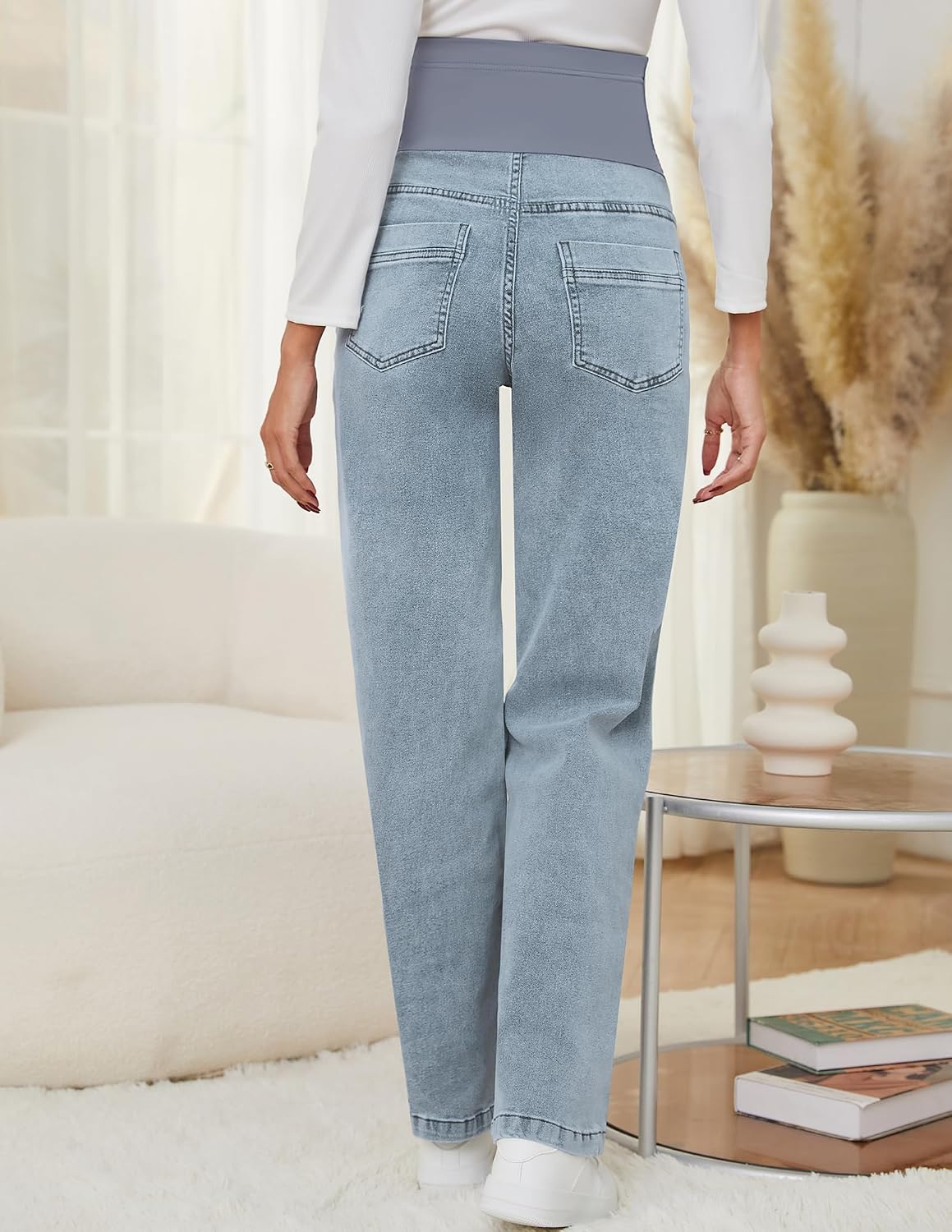 Detalle de fitglam Maternity Jeans Straight Leg S