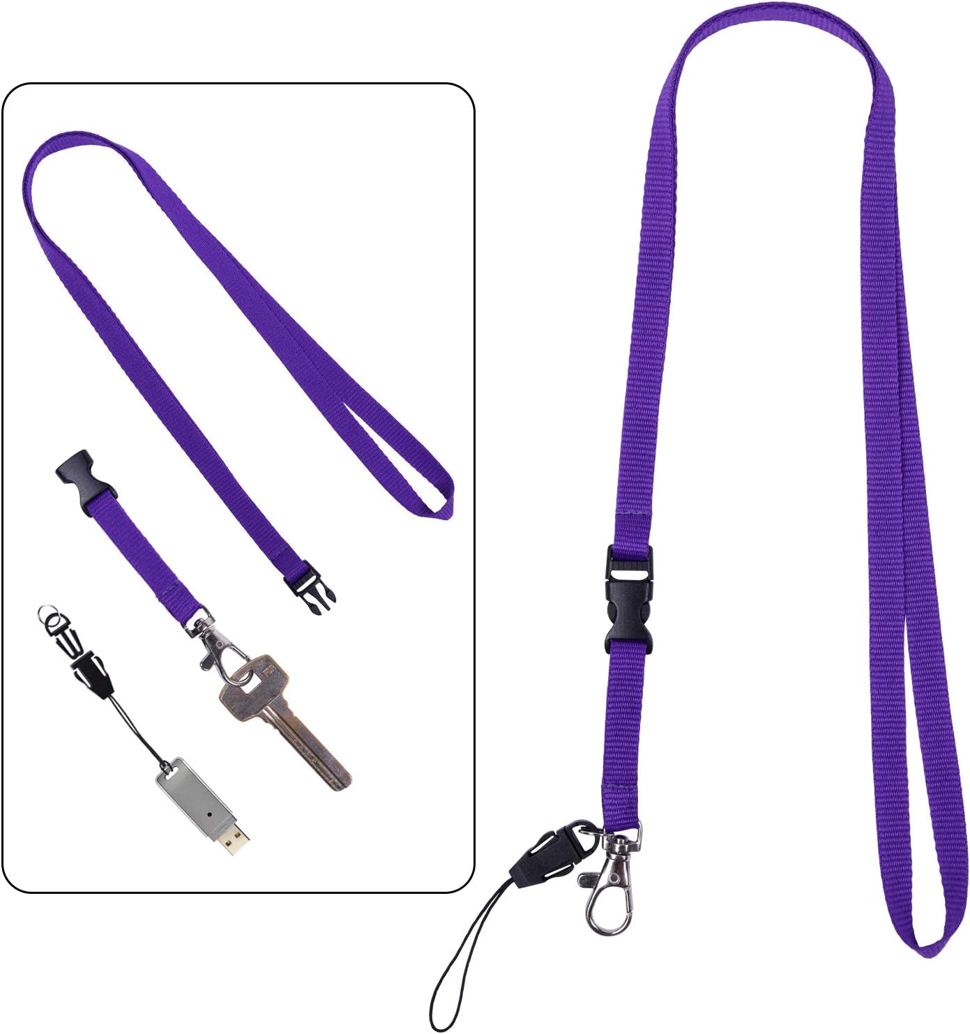 Detalle de Wisdompro Lanyard Neck Straps, 22-inch