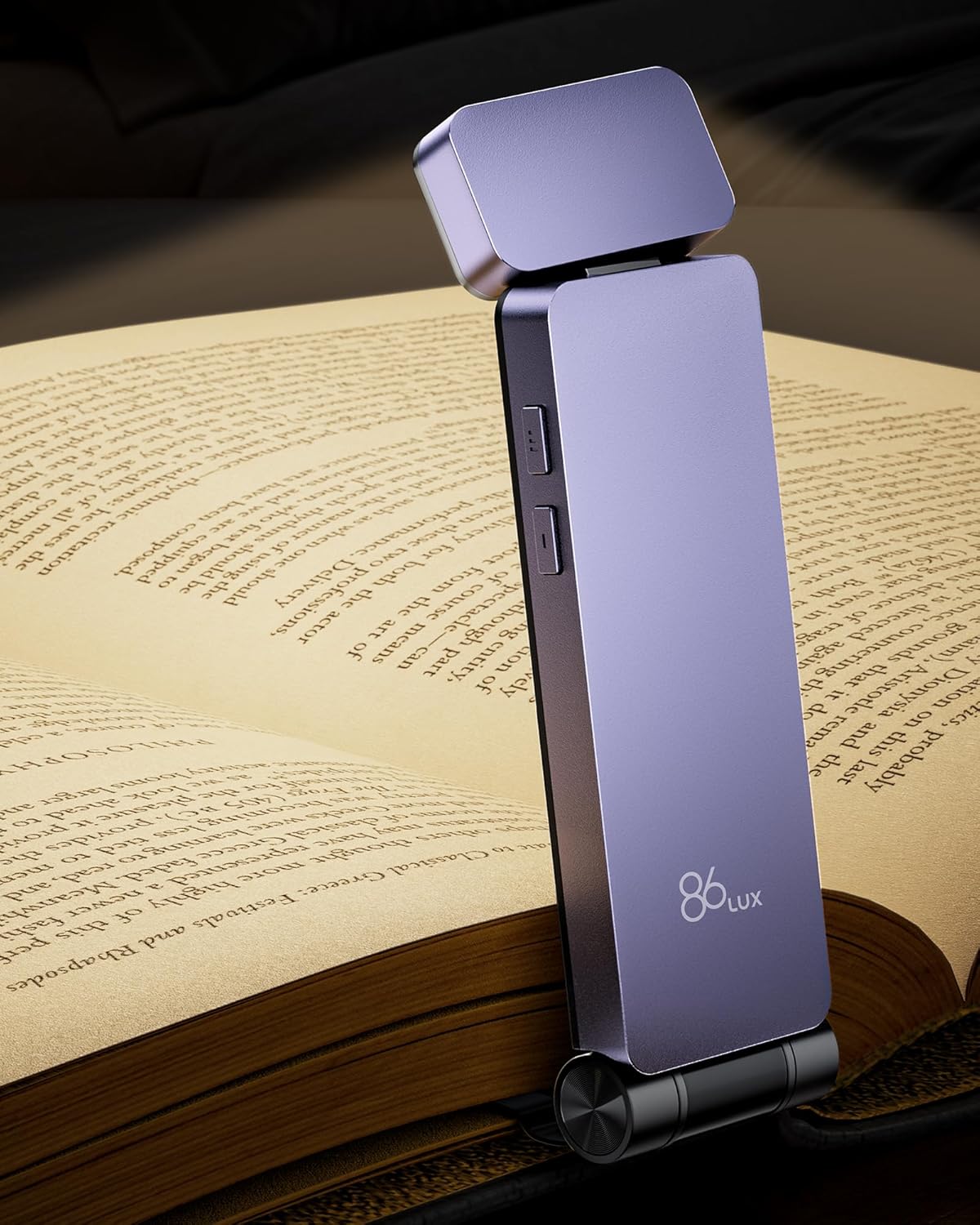 Thumbnail 5 de 86lux Rechargeable Reading Light with Stepless Dimming, 3 Amber Tones and Clip-on Design (White)