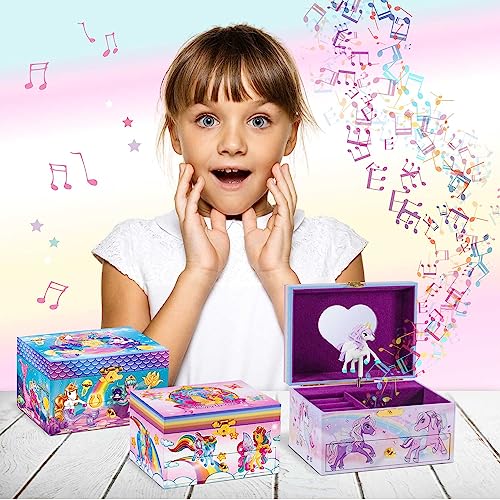 Thumbnail 6 de CRAZE UNICORN – Boîte à Bijoux musicale pour fille avec figurine licorne et rangements généreux