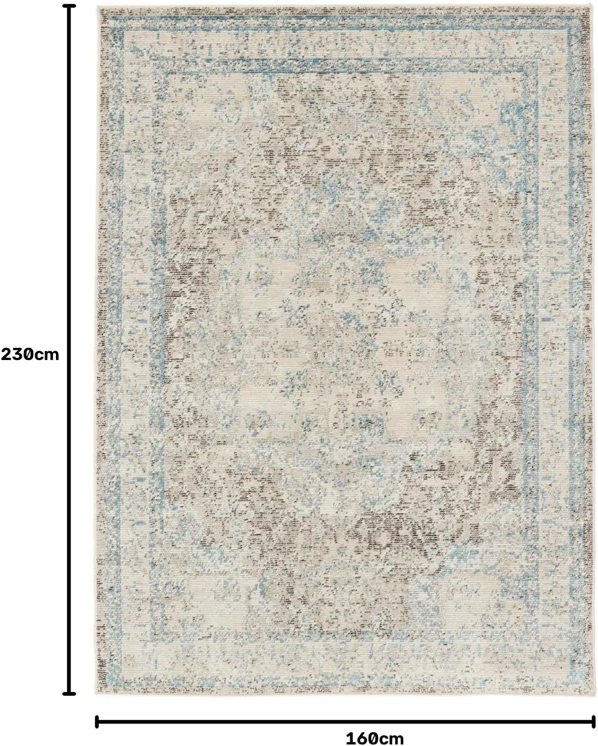 Detalle 2 de RugVista Nadia 105257 hoogpolig vloerkleed 160 x 230 cm in polypropyleen