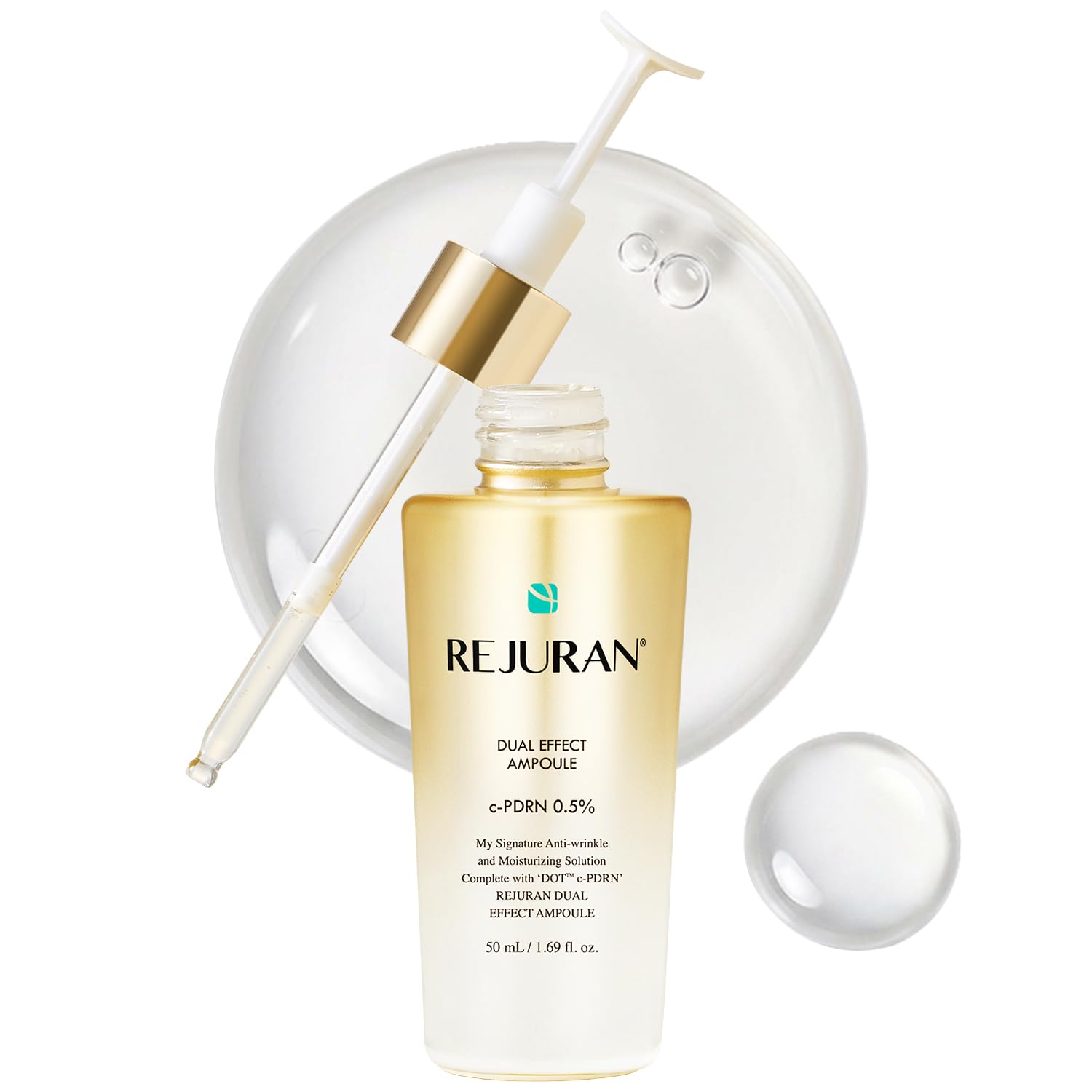 Detalle de REJURAN Dual Effect Ampoule Face Serum with c-PDRN and Ceramide NP, 1.69 fl oz
