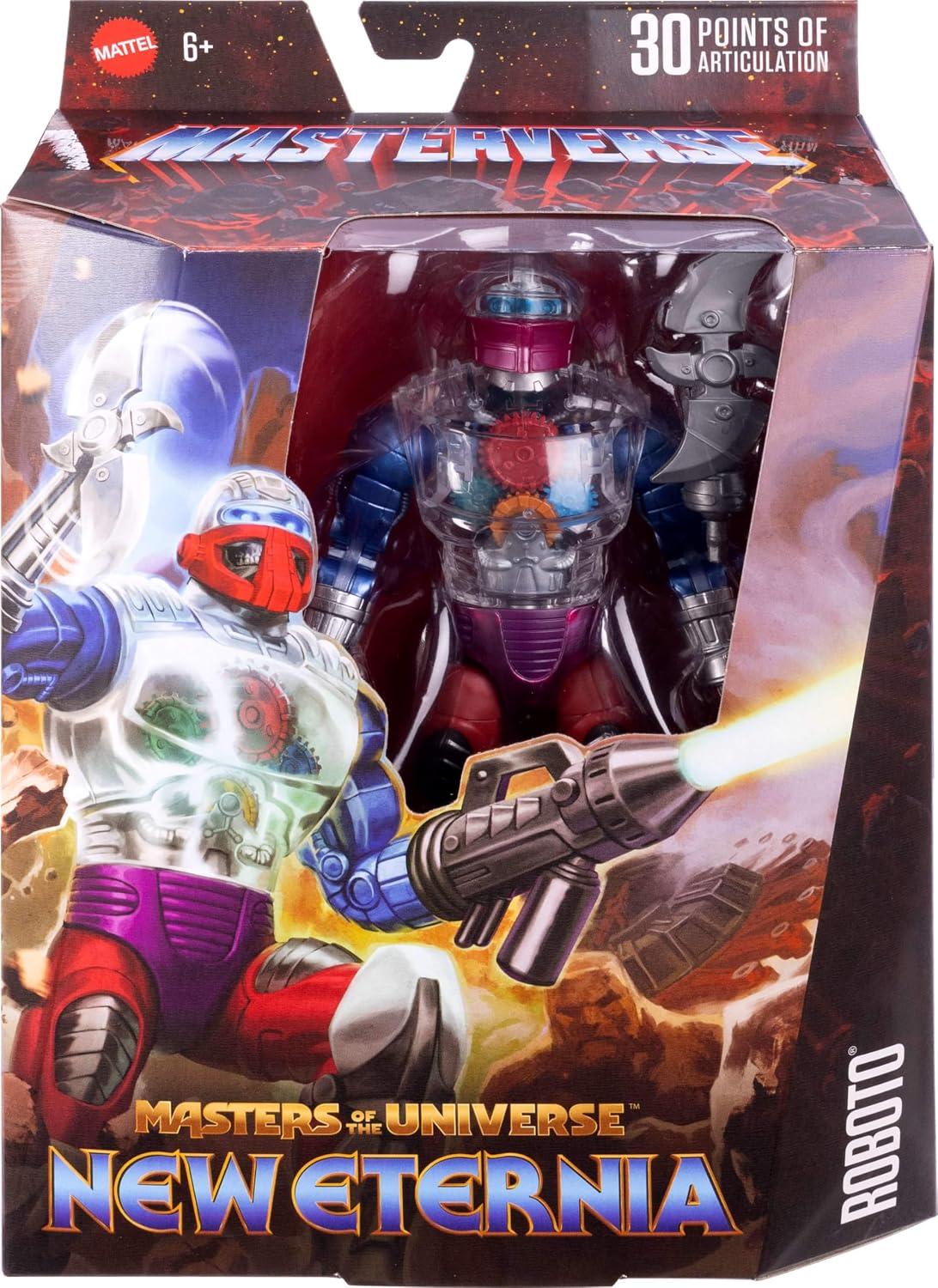 Thumbnail 1 de Masters of the Universe Masterverse Roboto Figura de acción 🤖