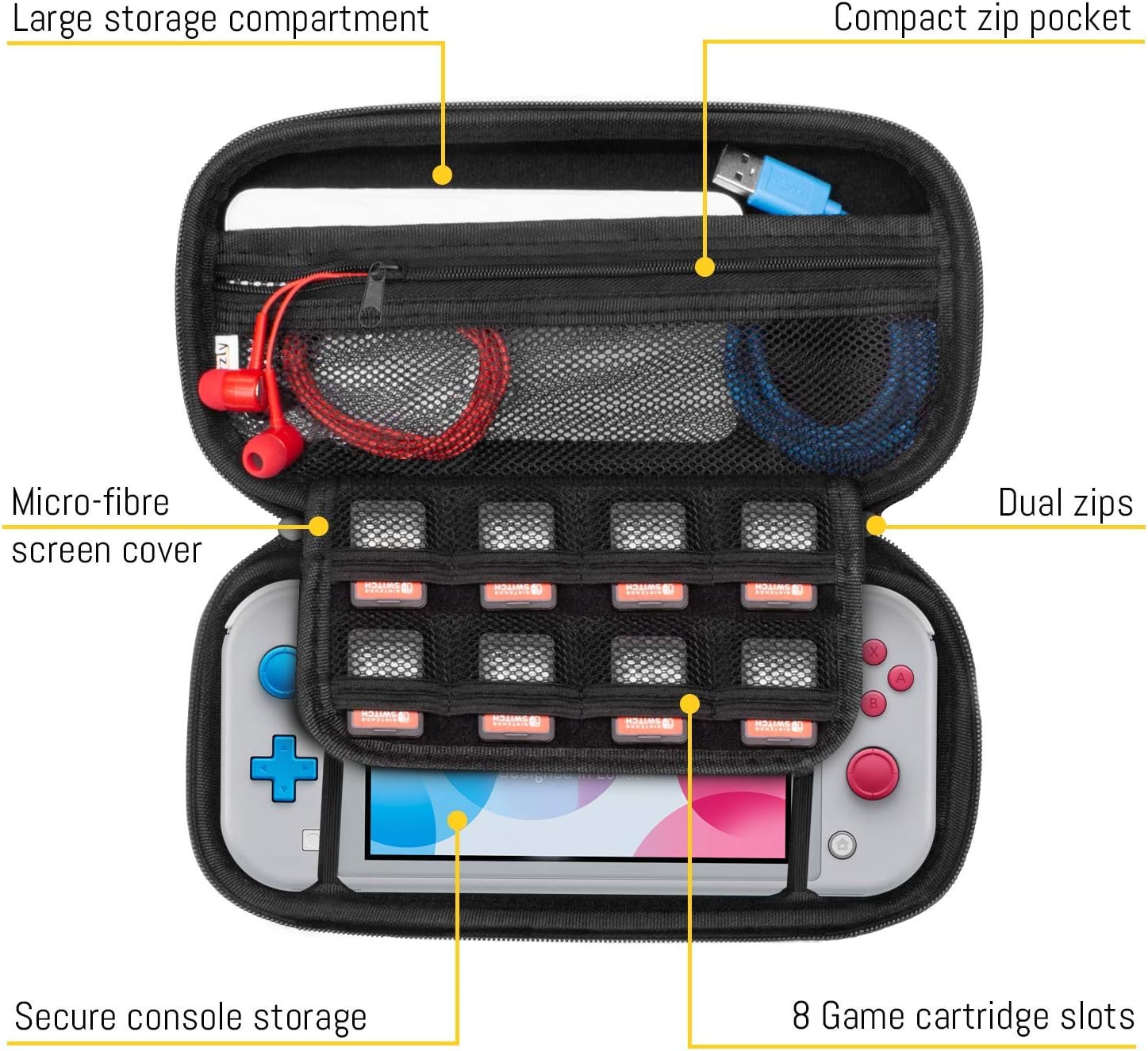Thumbnail 2 de Schutz-Tragetasche für Switch Lite 2019