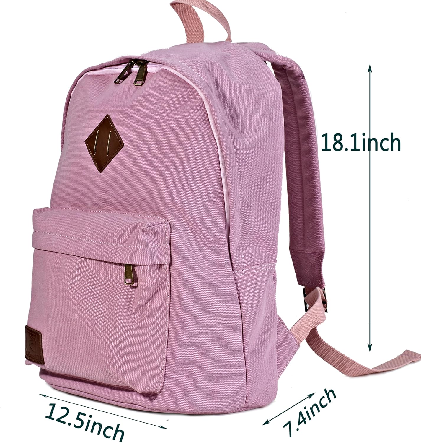 Thumbnail 2 de Seemeroad Canvas Vintage Backpack – lightweight travel daypack with laptop compartment