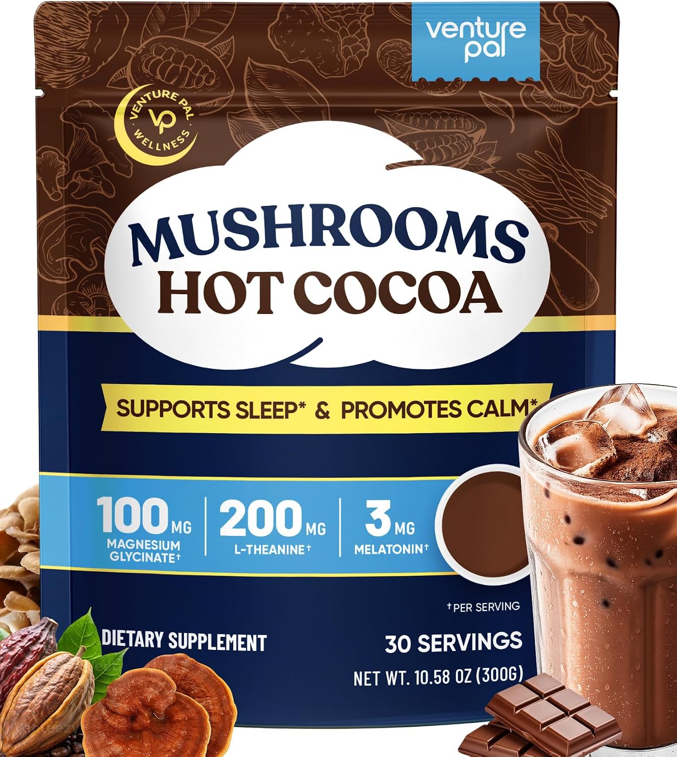 Detalle de Venture Pal Sleep Aid Cocoa Powder