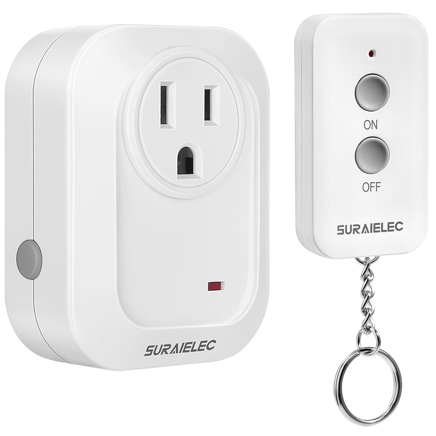 Detalle de SURAIELEC Remote Control Outlet Plug with 100-ft RF Range