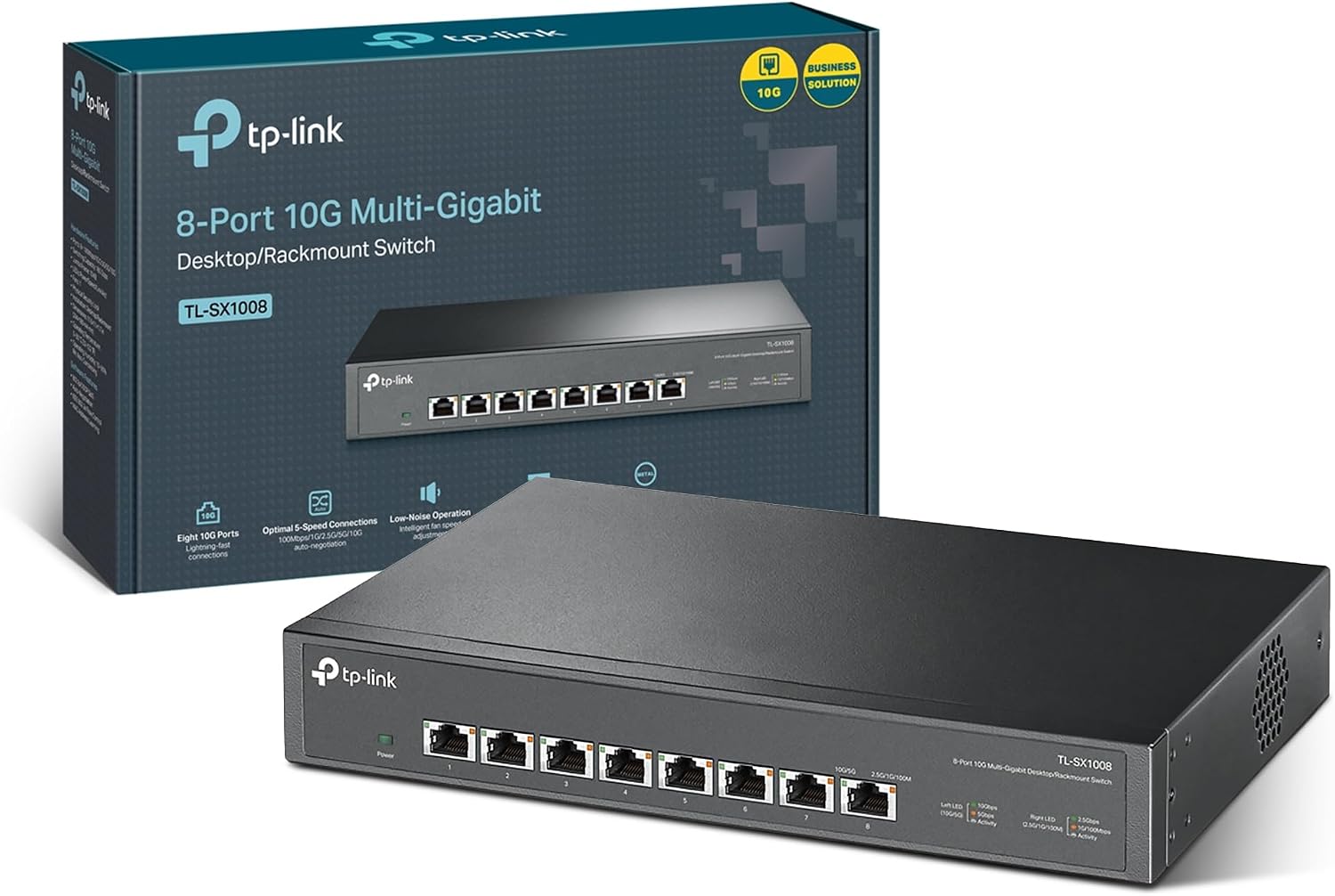 Detalle de TP-Link TL-SG108S 8‑Port Gigabit Switch 📡