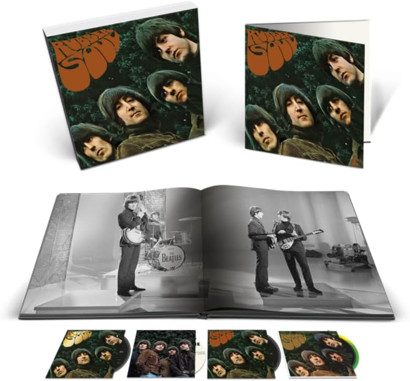 Detalle de The Beatles Rubber Soul 4CD Super Deluxe Box Set with 88-page book