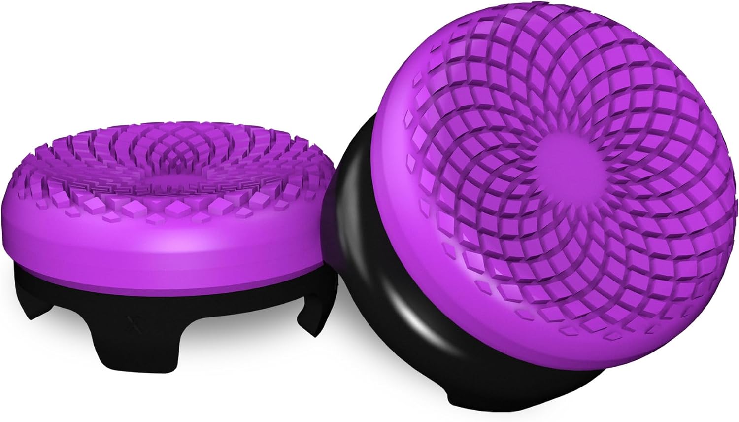 Thumbnail 1 de KontrolFreek FPS Freek Frenzy Thumb Grips for PS5 & PS4 (Purple/Black) – High-Rise + Mid-Rise