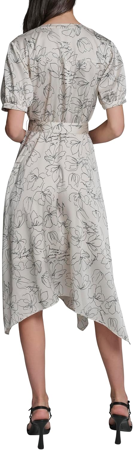 Detalle 2 de Karl Lagerfeld Women's Midi Dress V-Neck