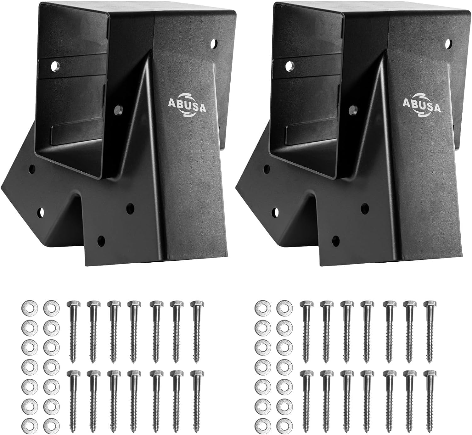 Thumbnail 1 de ABUSA Heavy Duty Swing Sets Brackets Kit with A-Frame Brackets, Swing Seats, Hangers & Hardware (B007)