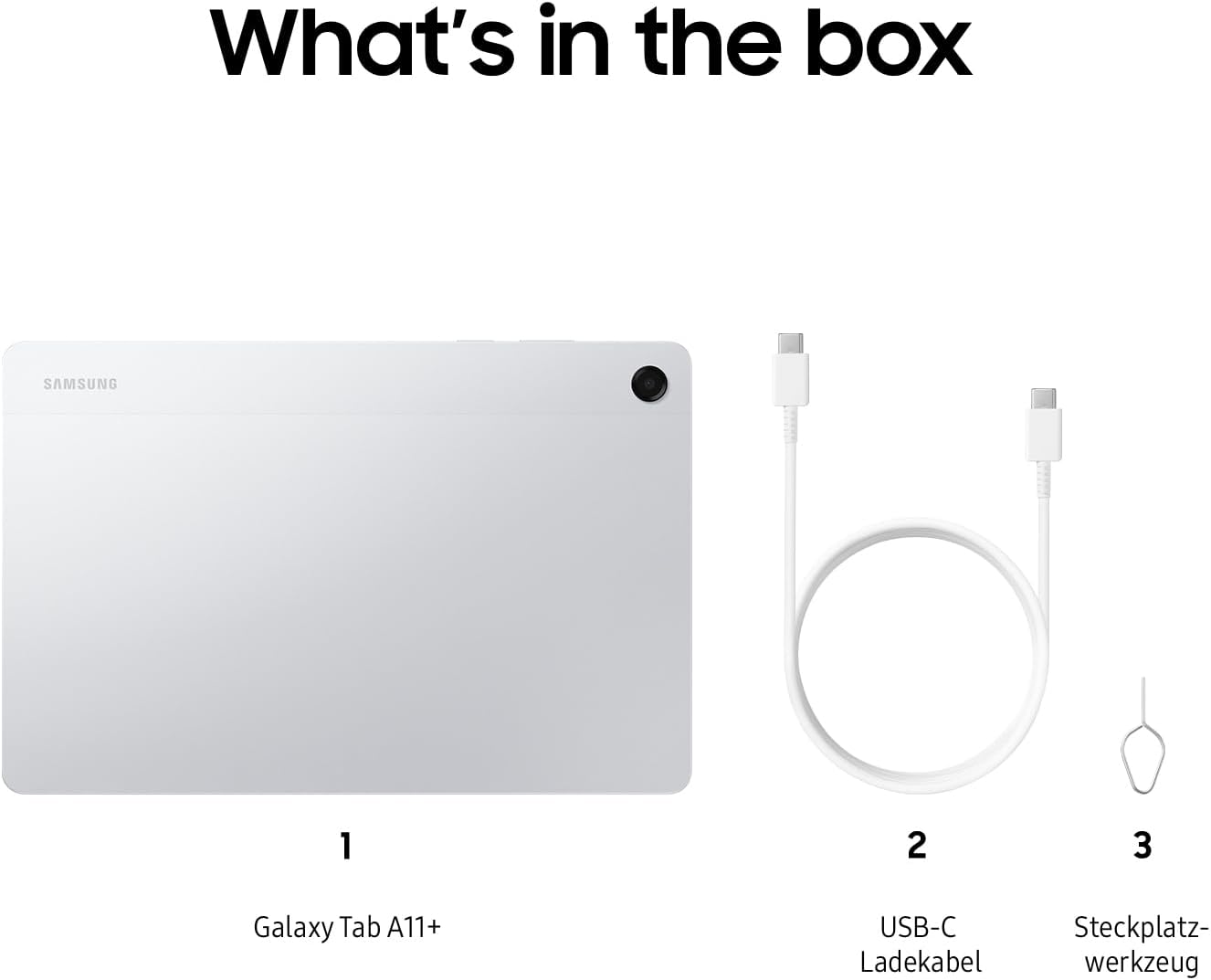 Thumbnail 6 de Samsung Galaxy Tab A11+ 11 Zoll: Leistungsstarke AI-Tablet option mit 128 GB, 6 GB RAM und Dolby Atmos