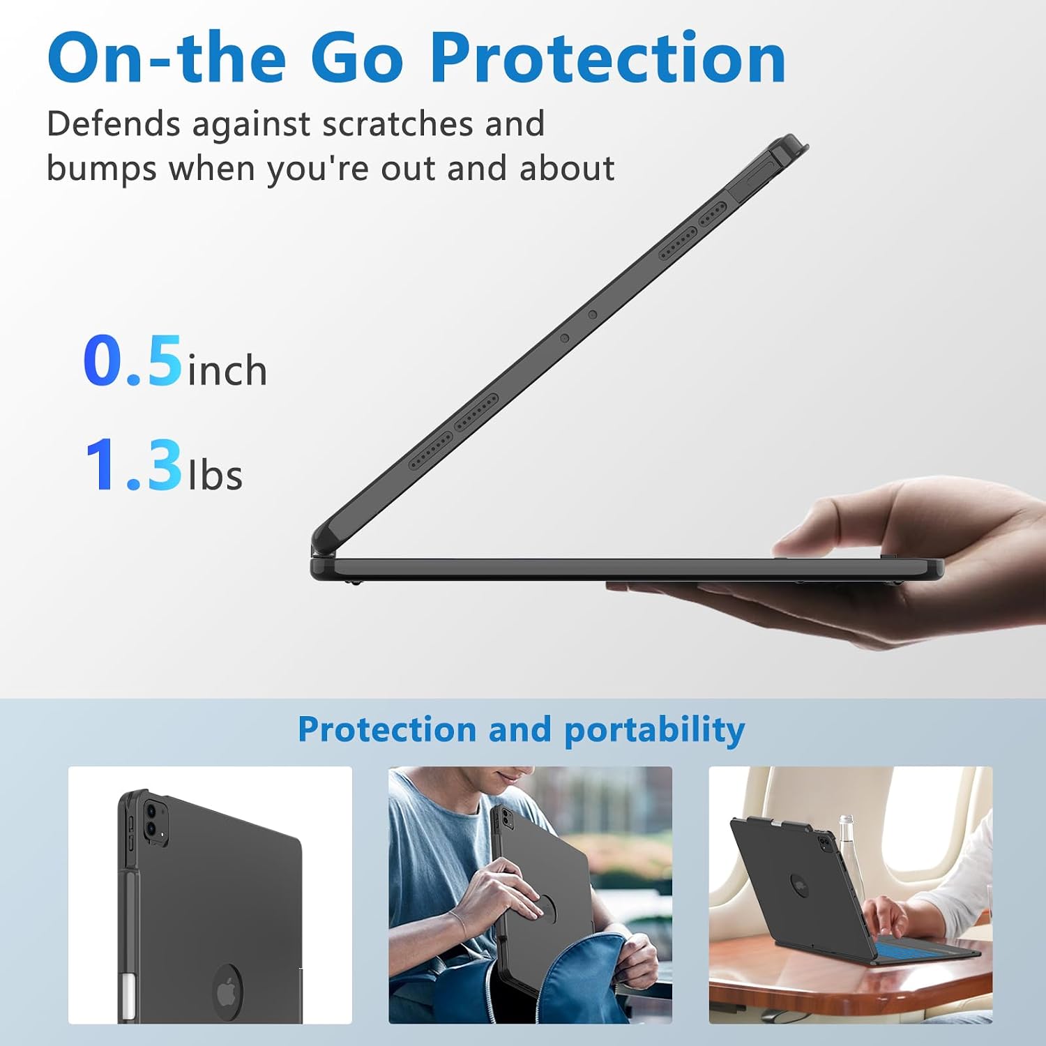 Thumbnail 4 de TQQ for iPad (A16) 11th Gen Keyboard Case 11"