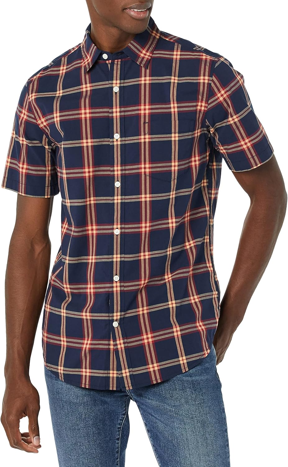 Thumbnail 3 de Amazon Essentials Men’s Slim-Fit Short-Sleeve Poplin Shirt